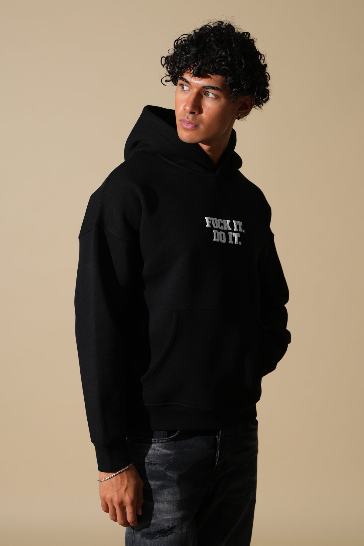 Back-slogan hoodie GL 2752