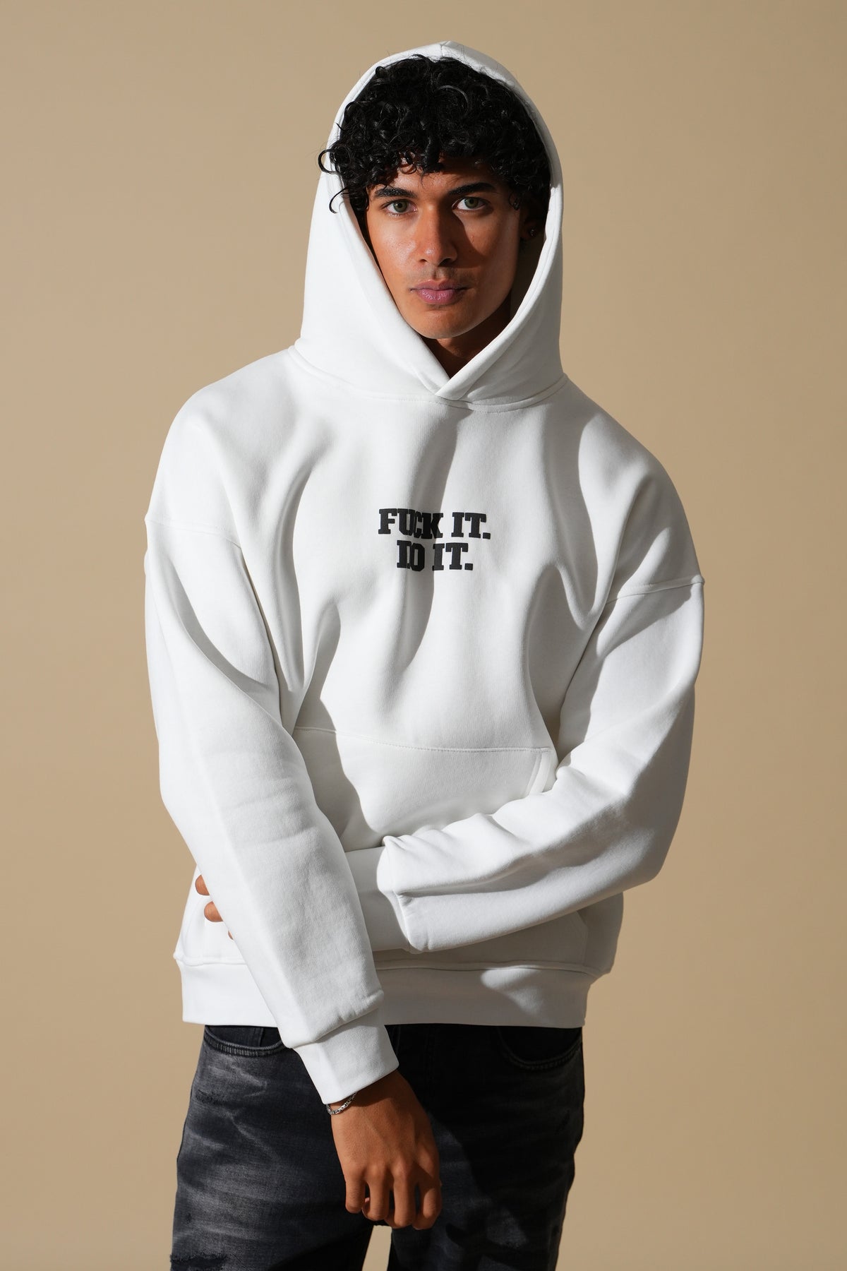 Back-slogan hoodie GL 2752