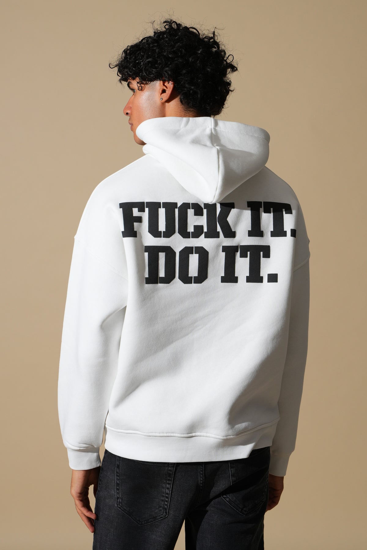 Back-slogan hoodie GL 2752