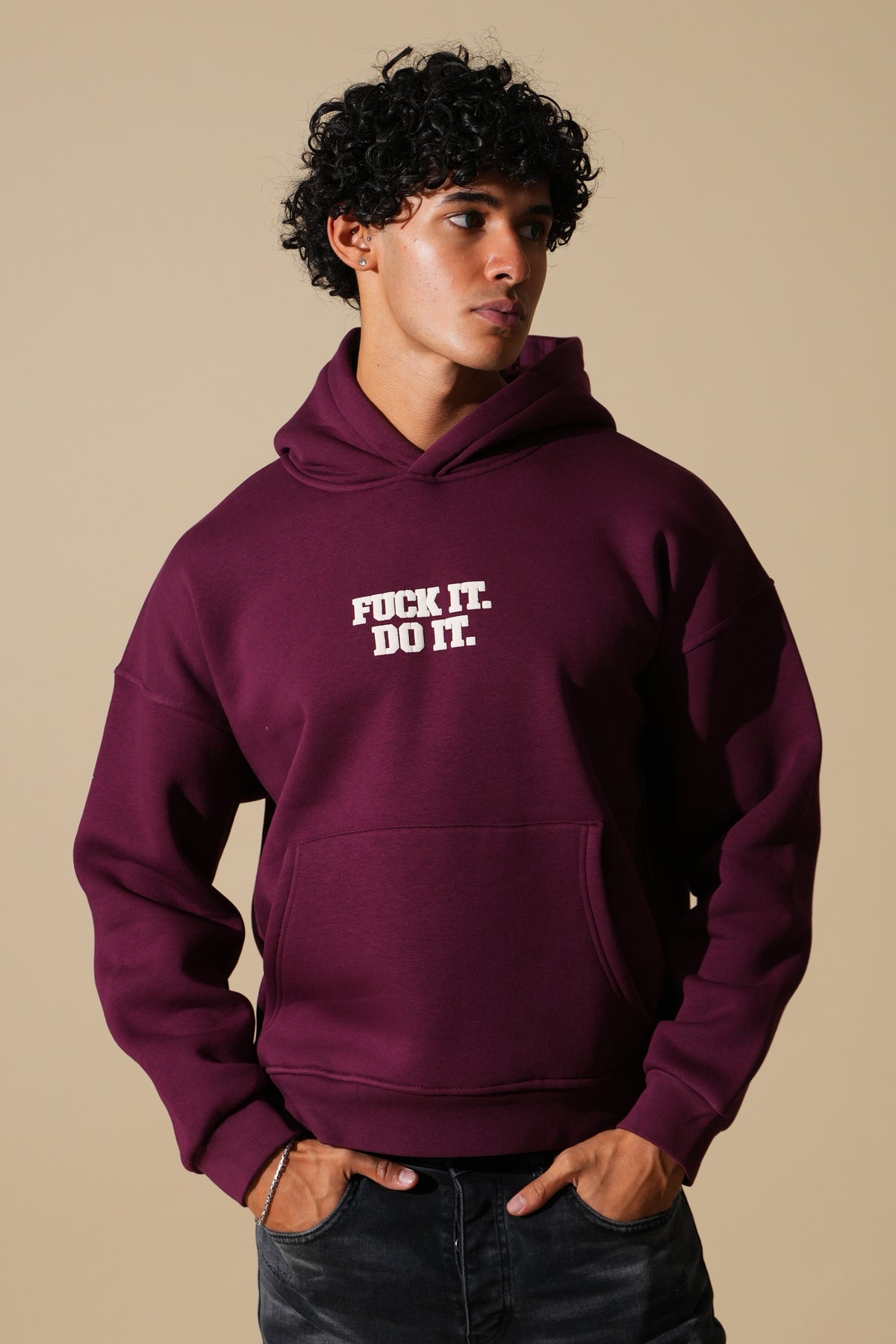 Back-slogan hoodie GL 2752