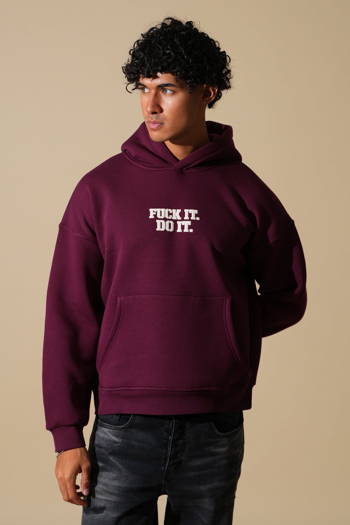 Back-slogan hoodie GL 2752