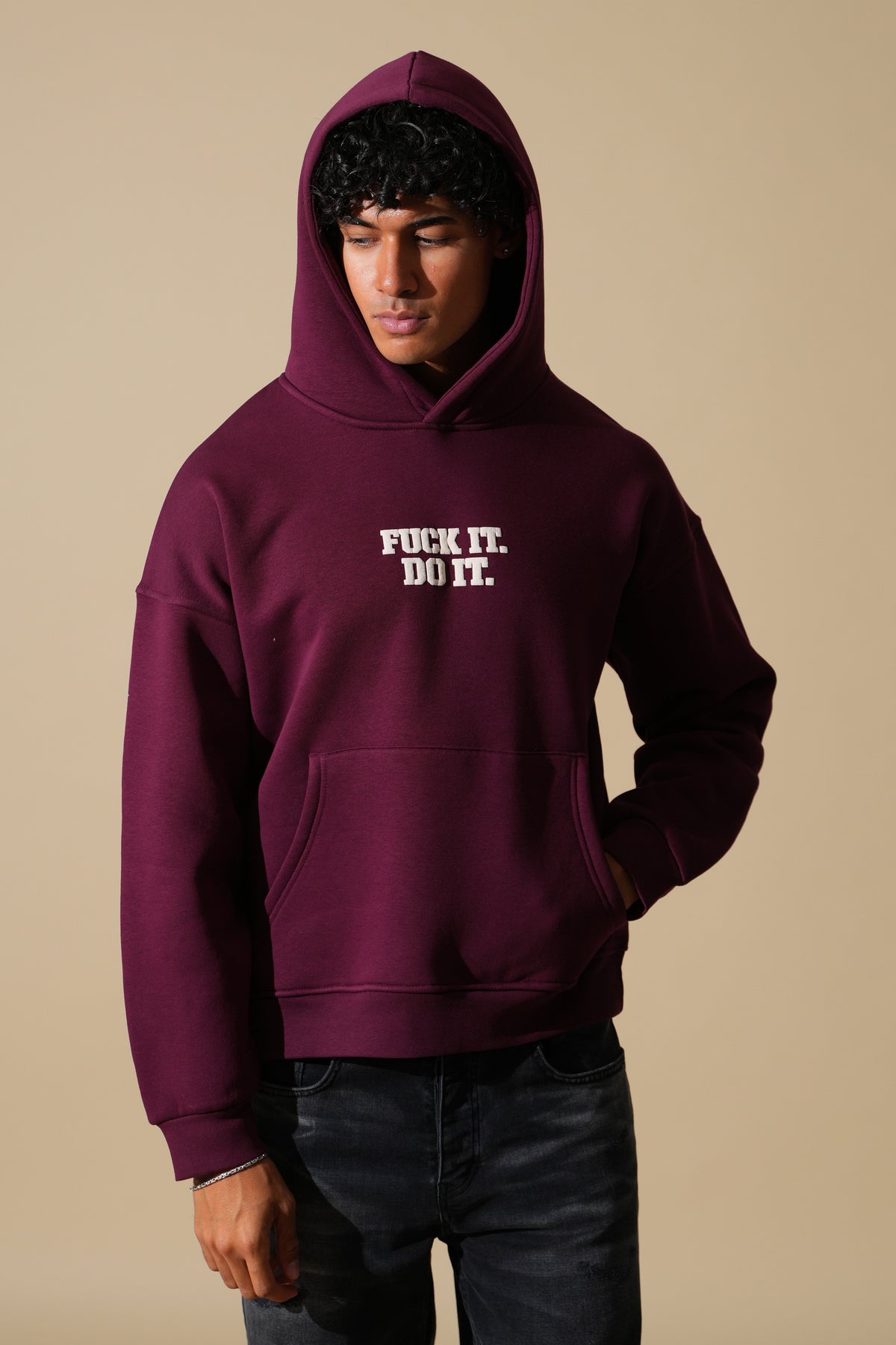 Back-slogan hoodie GL 2752