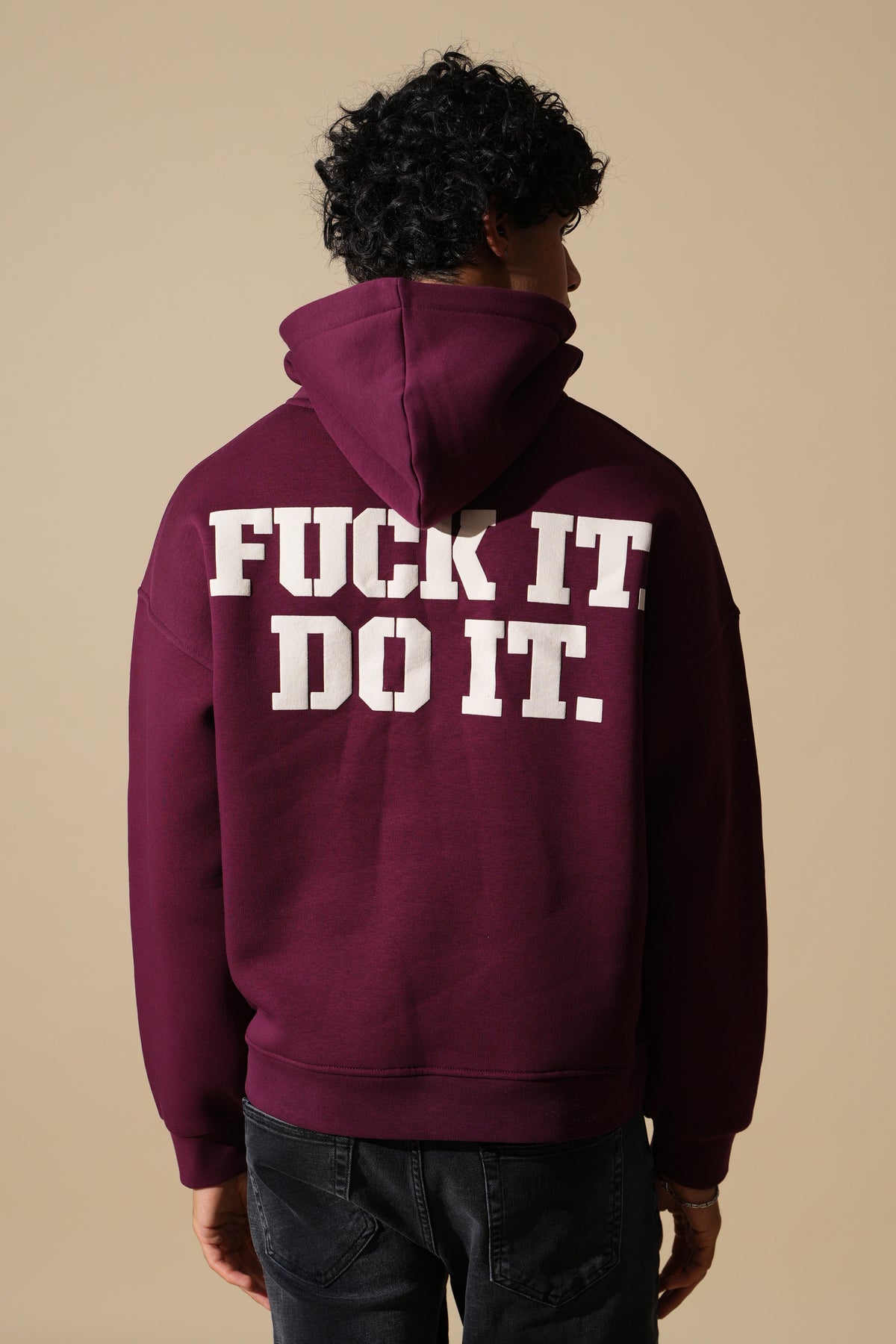 Back-slogan hoodie GL 2752