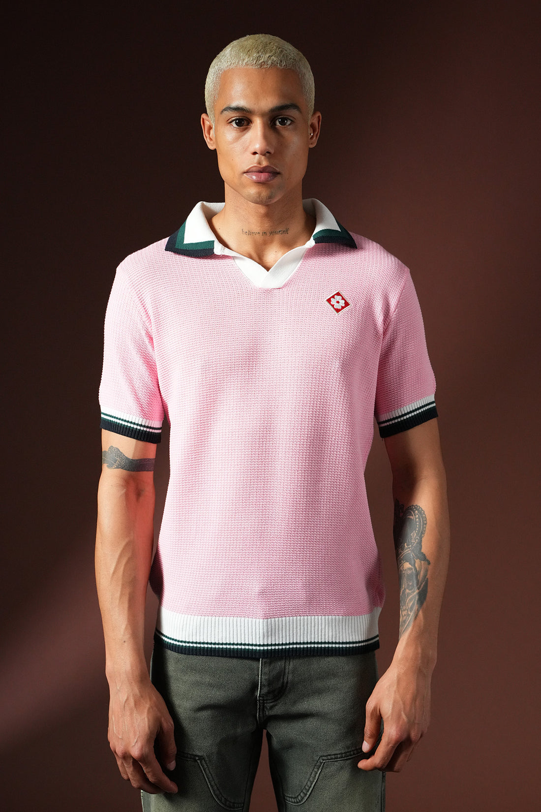 Strickpolo-T-Shirt LL061053