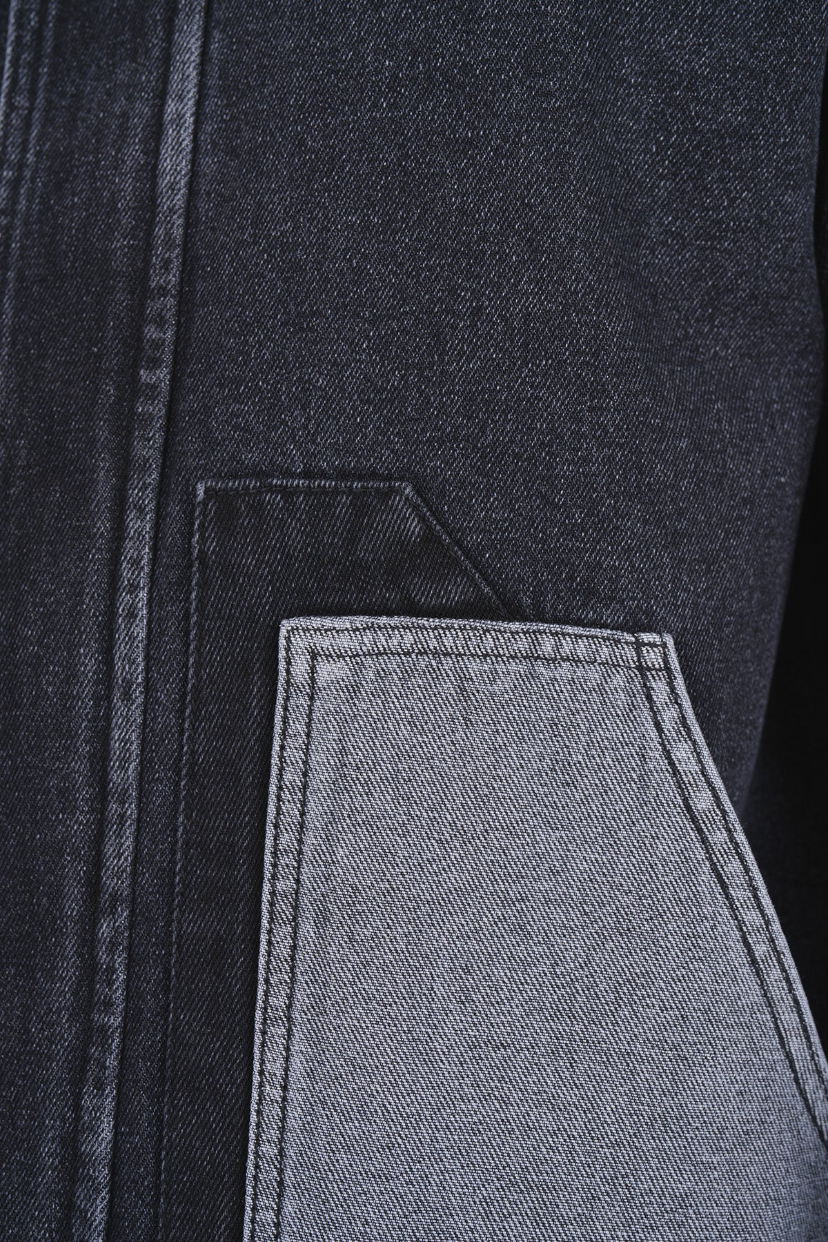 ART502 DENIM TRACKSUIT - BLACK