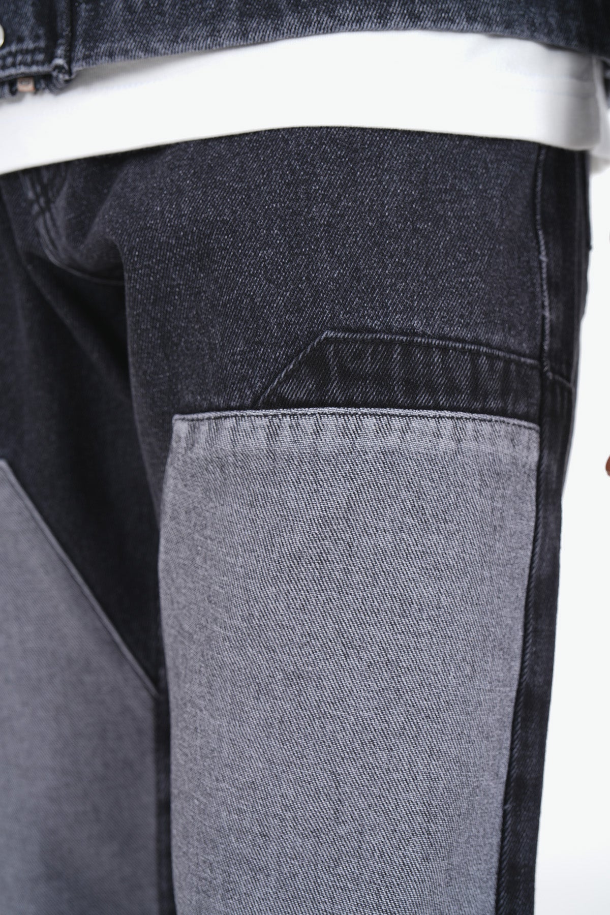 ART502 DENIM TRACKSUIT - BLACK