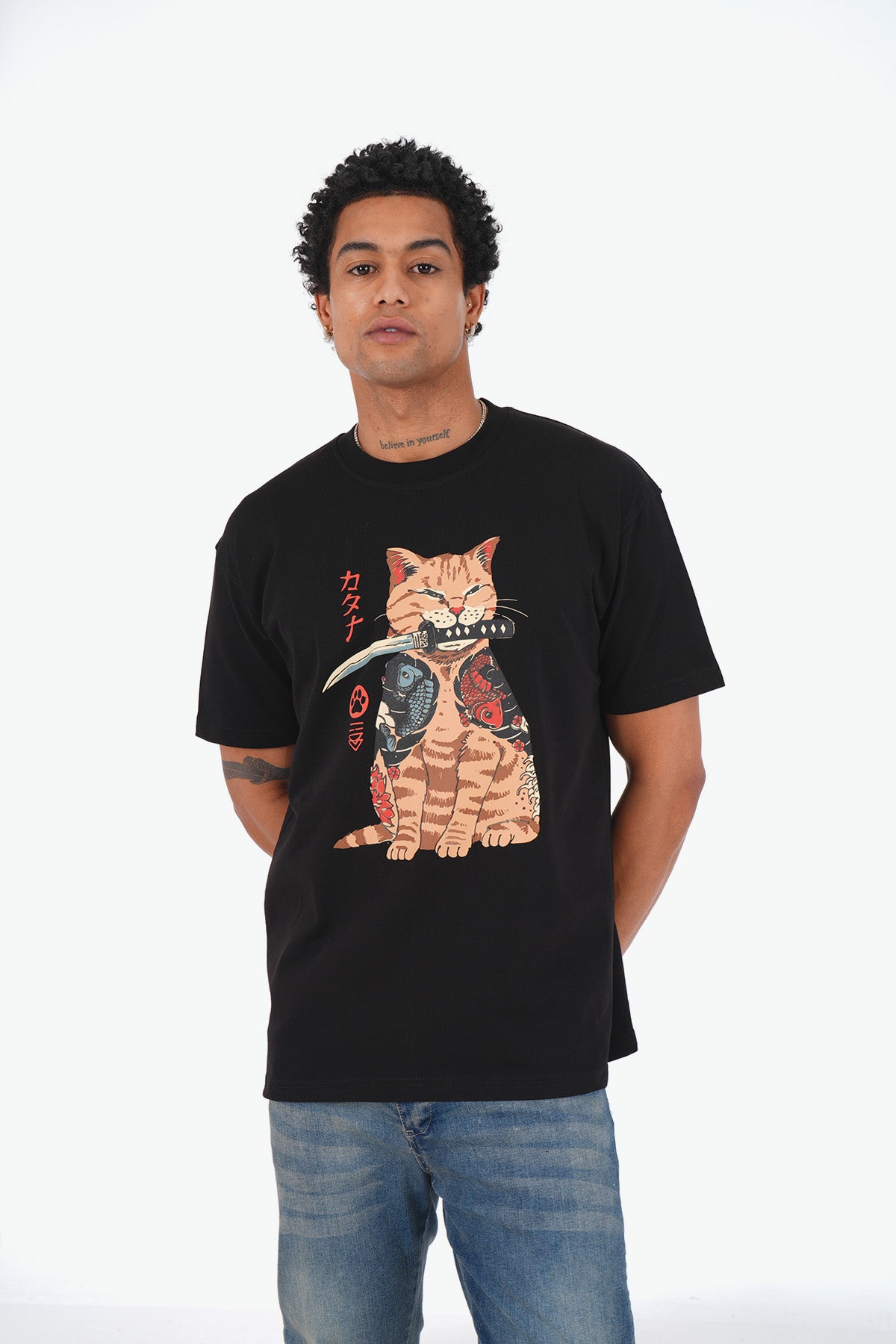 T-SHIRT LL1077 - BLACK