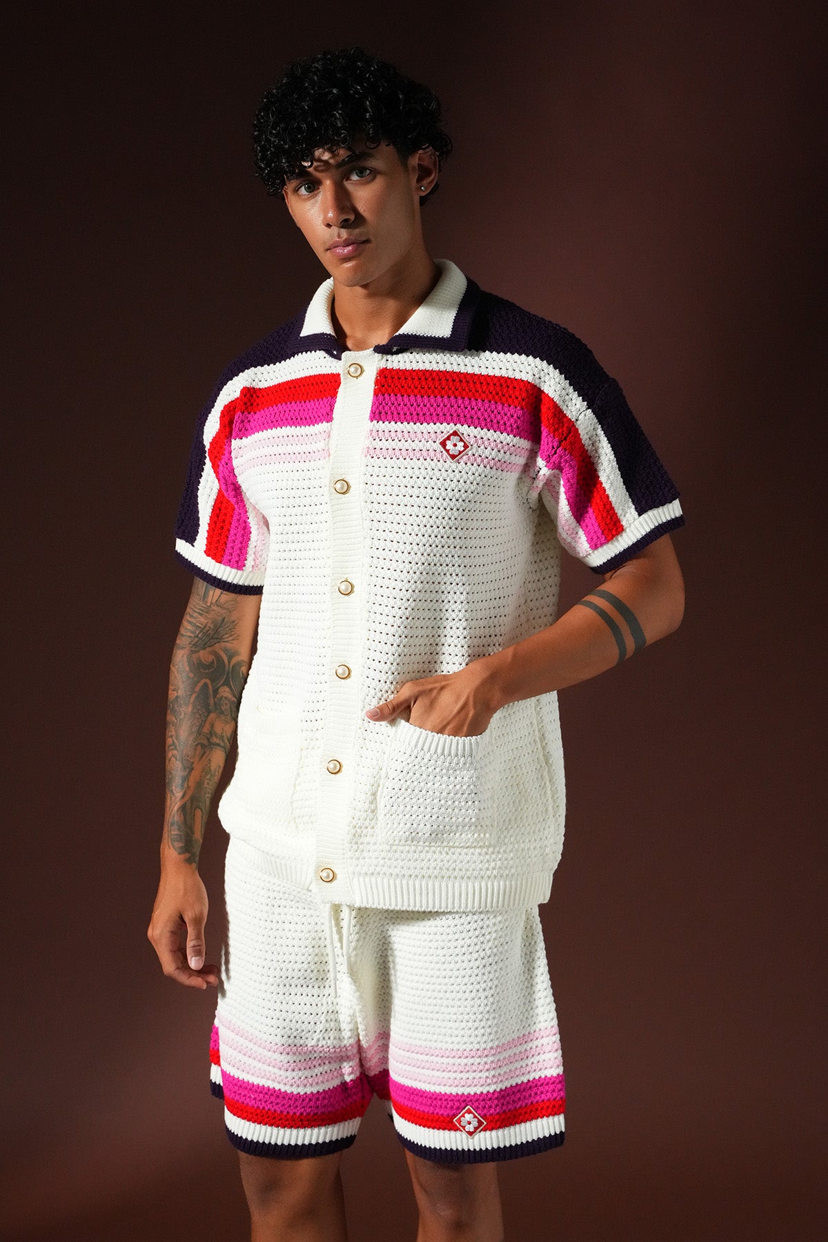 Herren Oversize Shorts Set LL061060