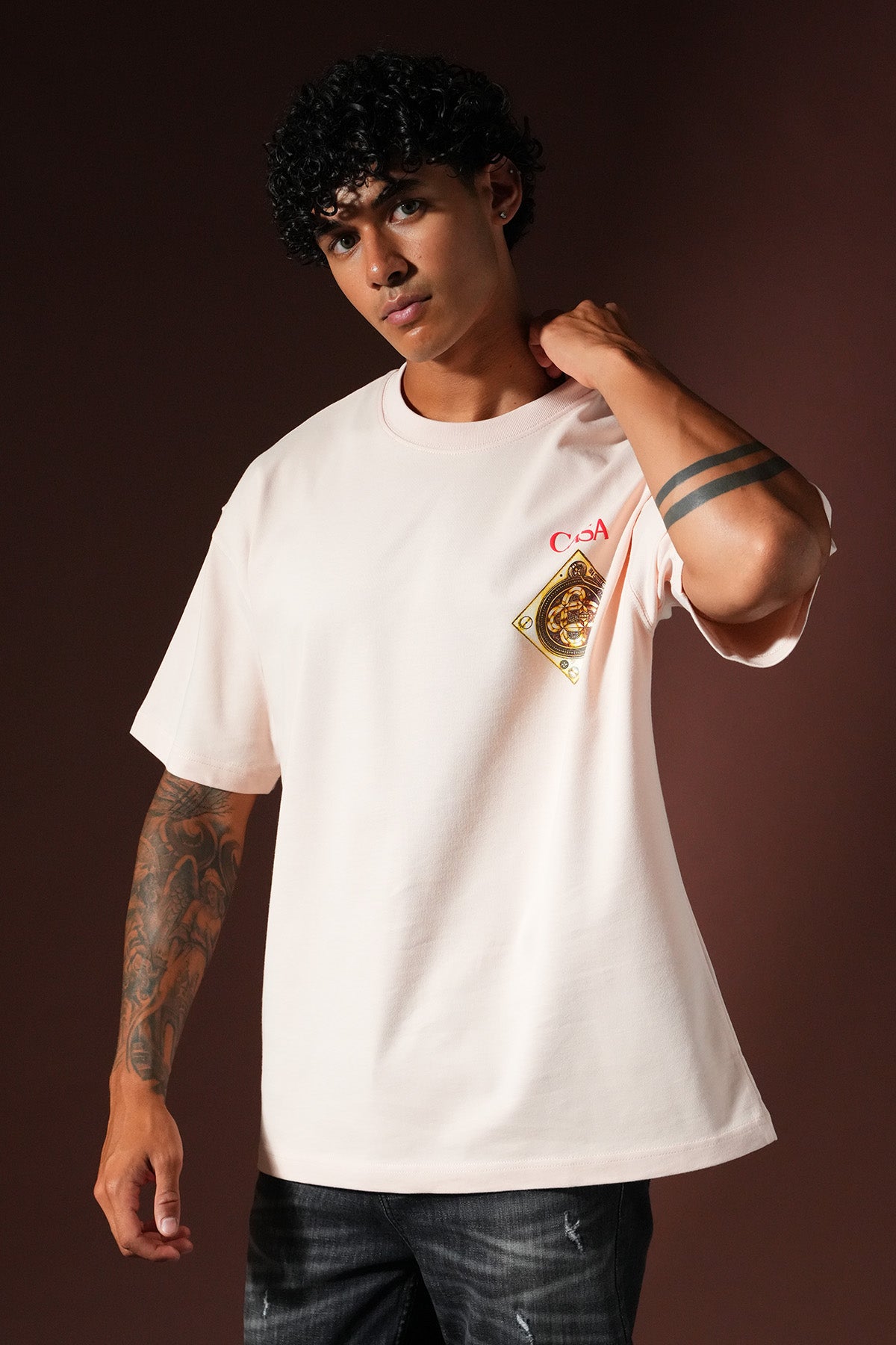 T-shirt oversize OM-046
