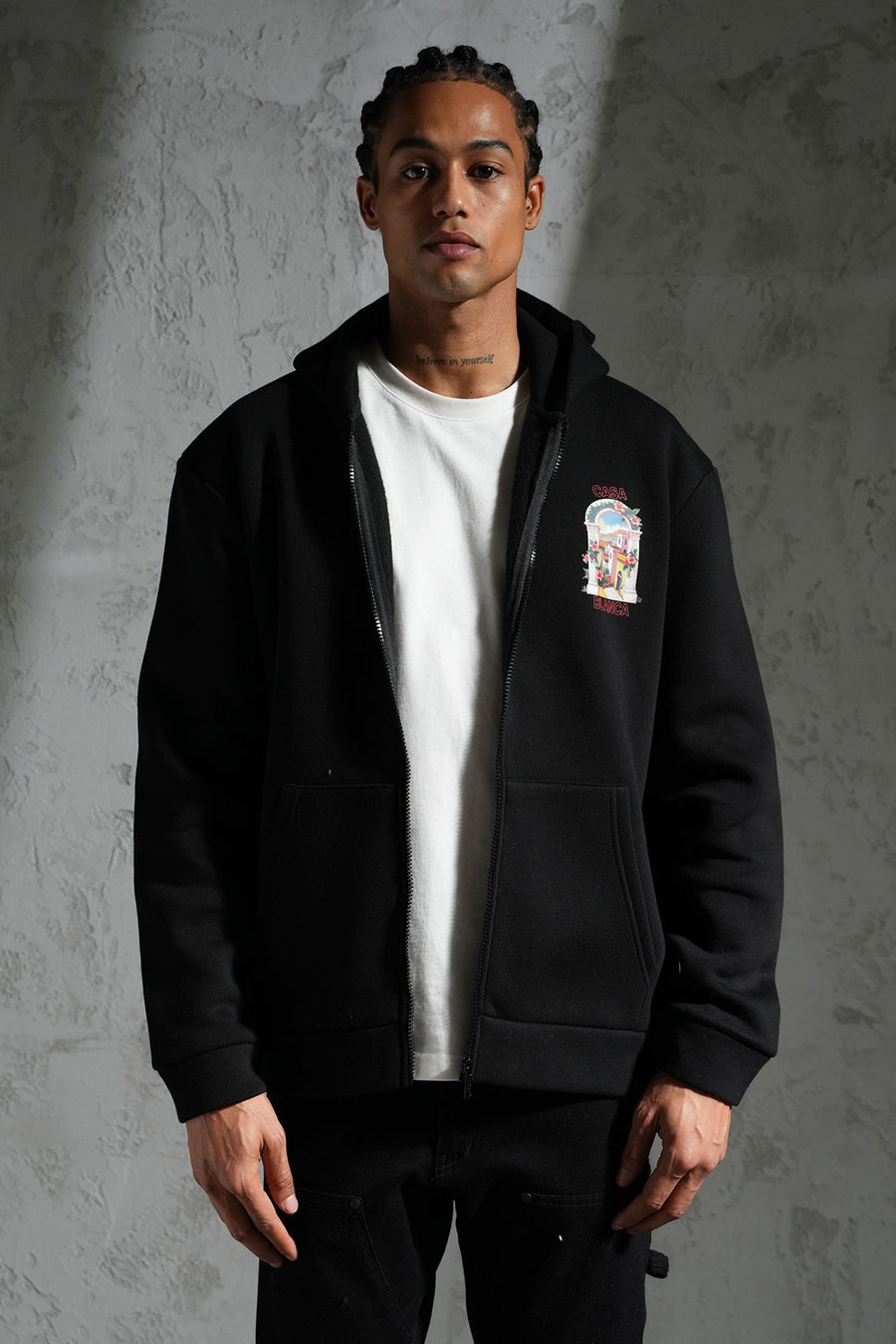 KAPUZEN-SWEATSHIRT MIT REIßVERSCHLUSS LL110048