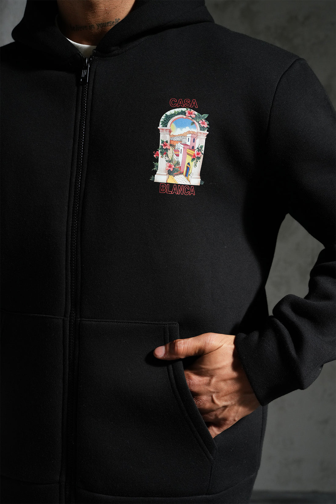 KAPUZEN-SWEATSHIRT MIT REIßVERSCHLUSS LL110048