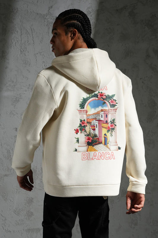 Fermuarlı Kapüşonlu Sweatshirt LL110048