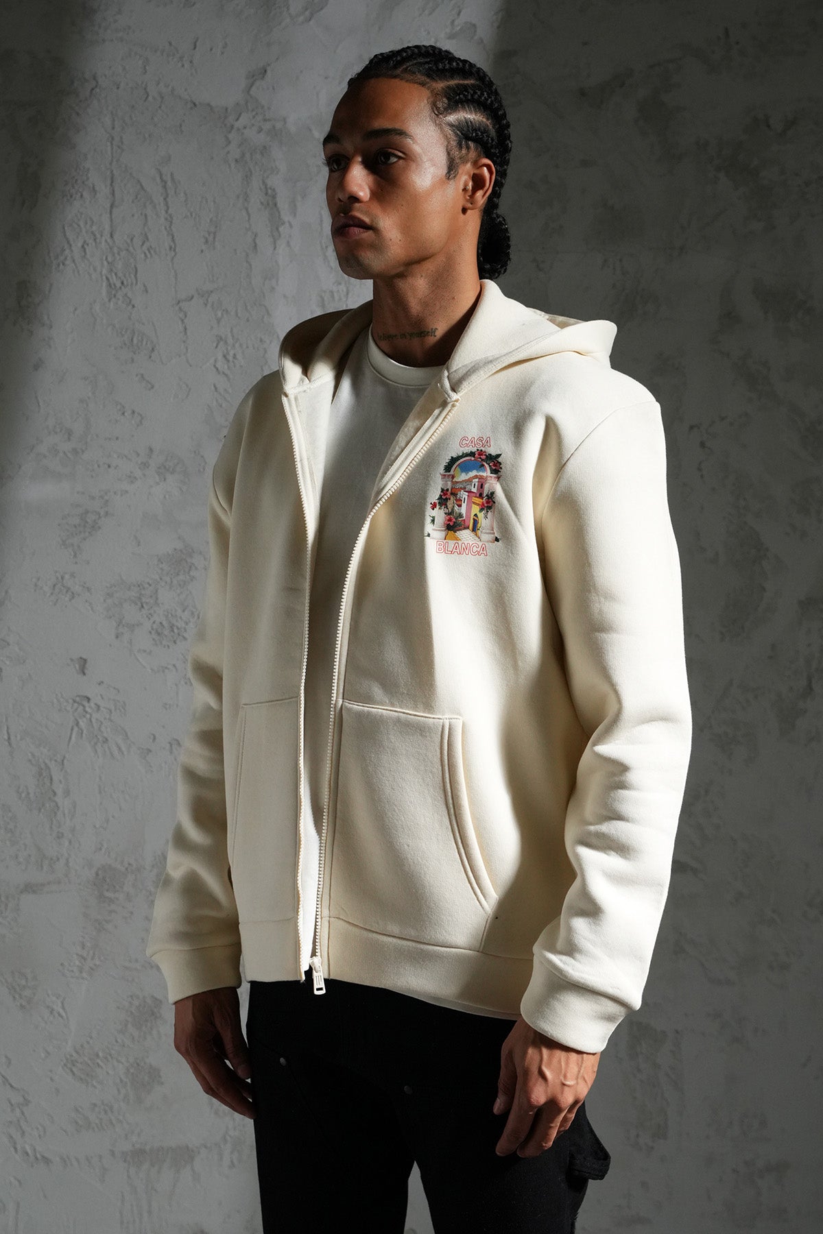 KAPUZEN-SWEATSHIRT MIT REIßVERSCHLUSS LL110048