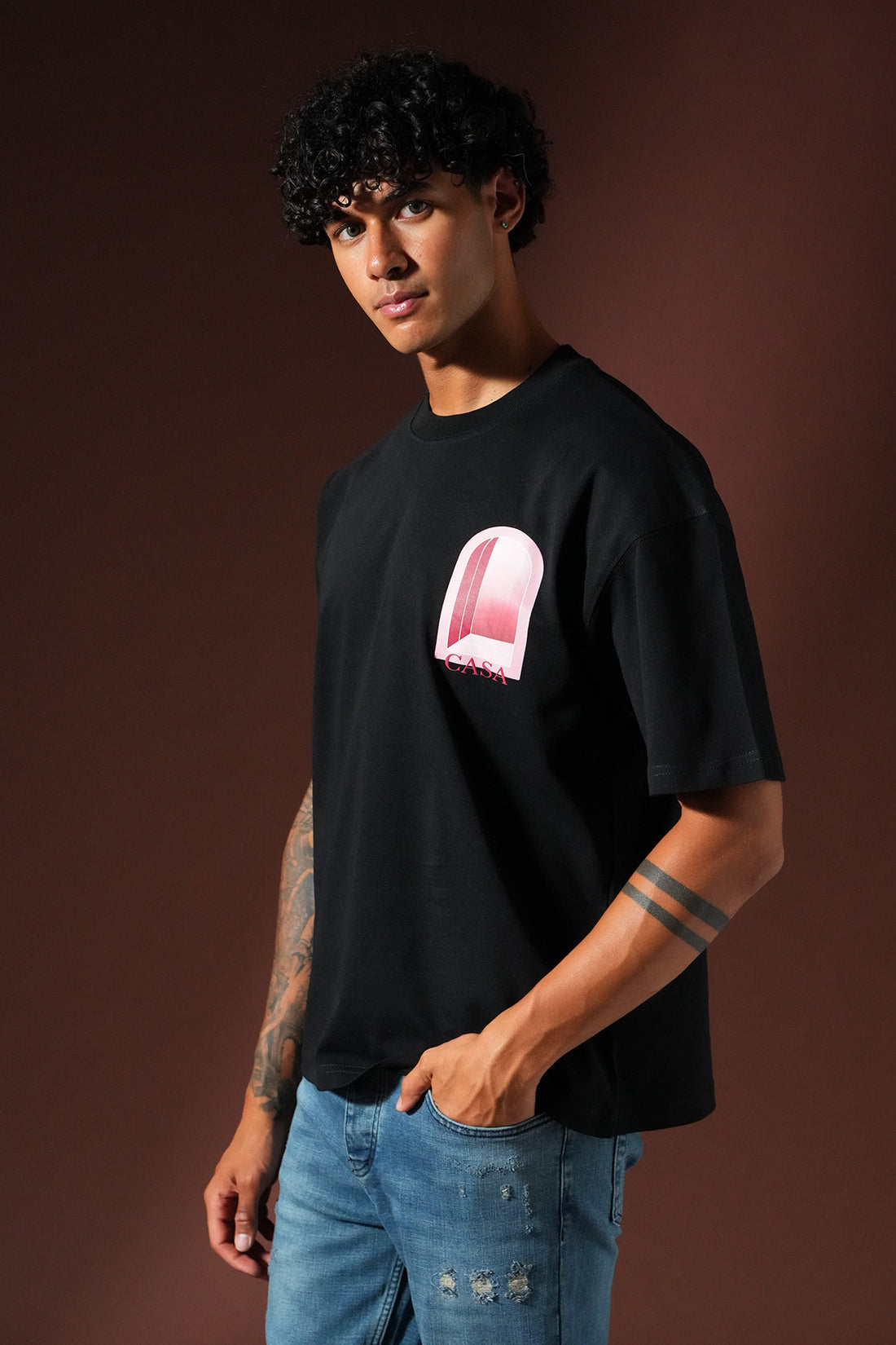 Oversize-T-Shirt OM-048