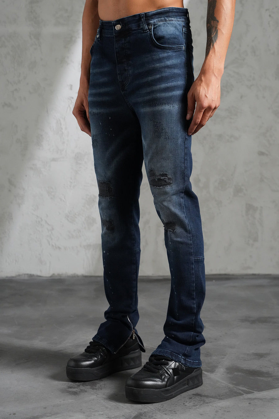 JEAN ZIPPED FIT F007
