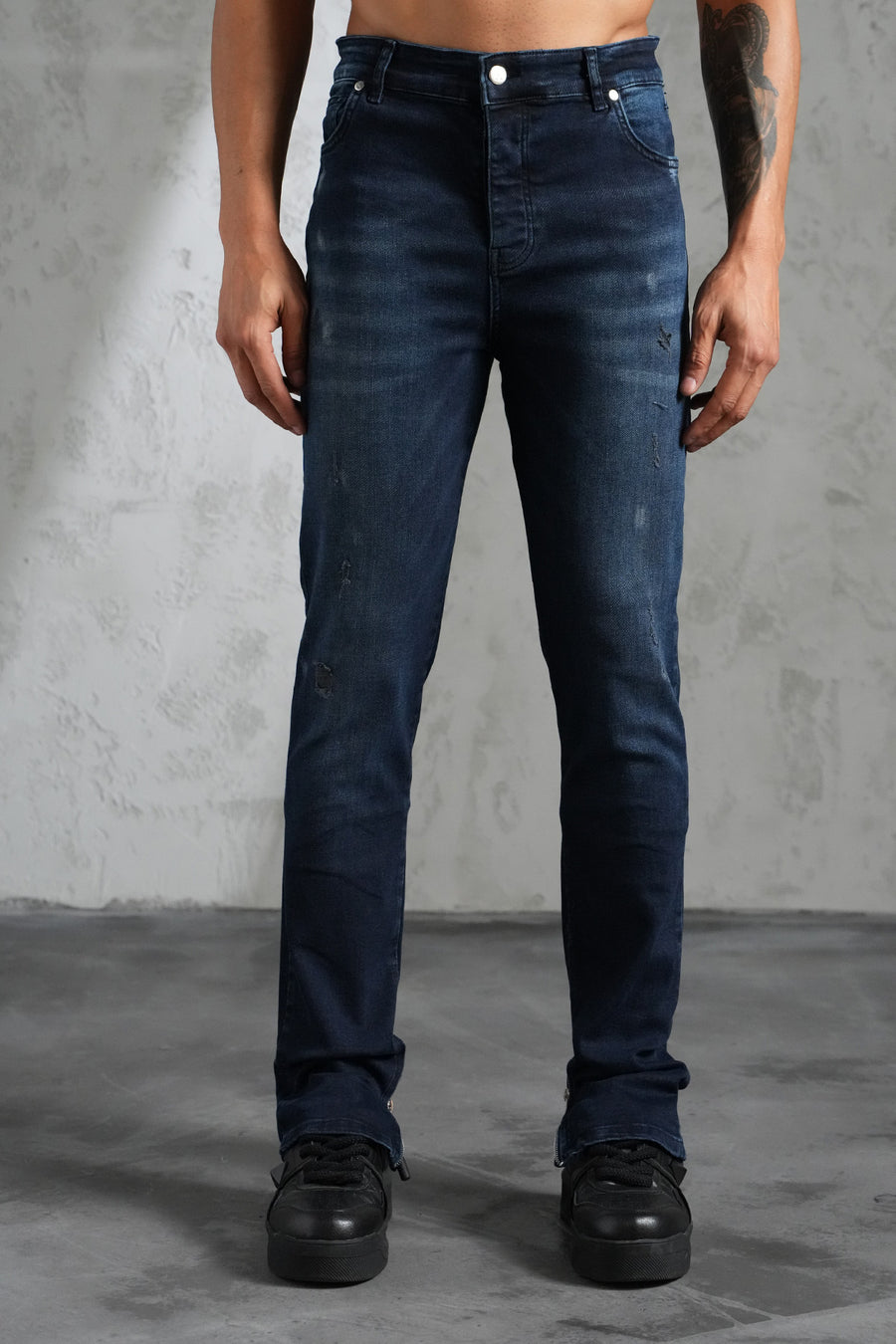 JEAN ZIPPED F006
