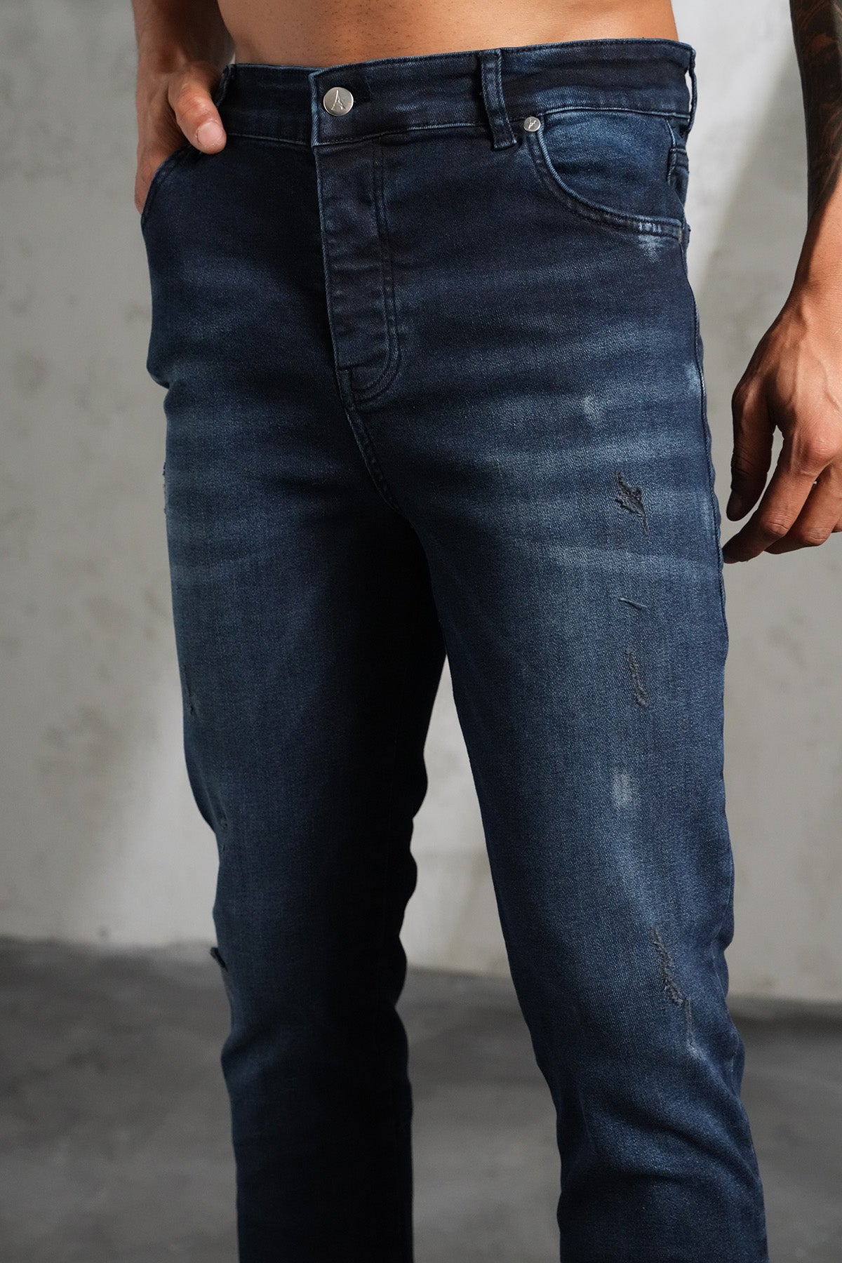 JEAN ZIPPED F006