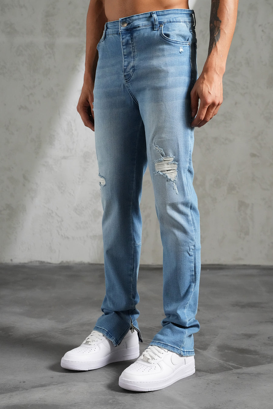 JEAN ZIPPED F0010