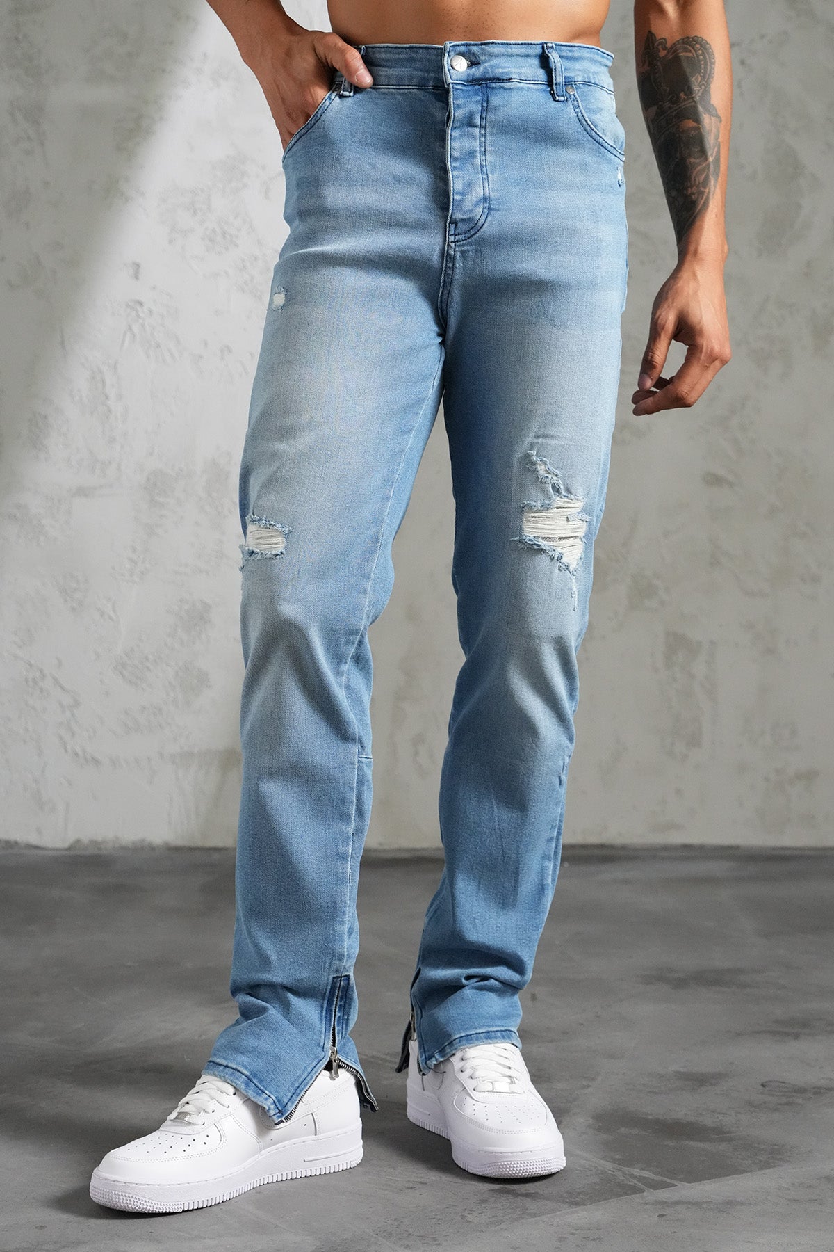 JEAN ZIPPED F0010