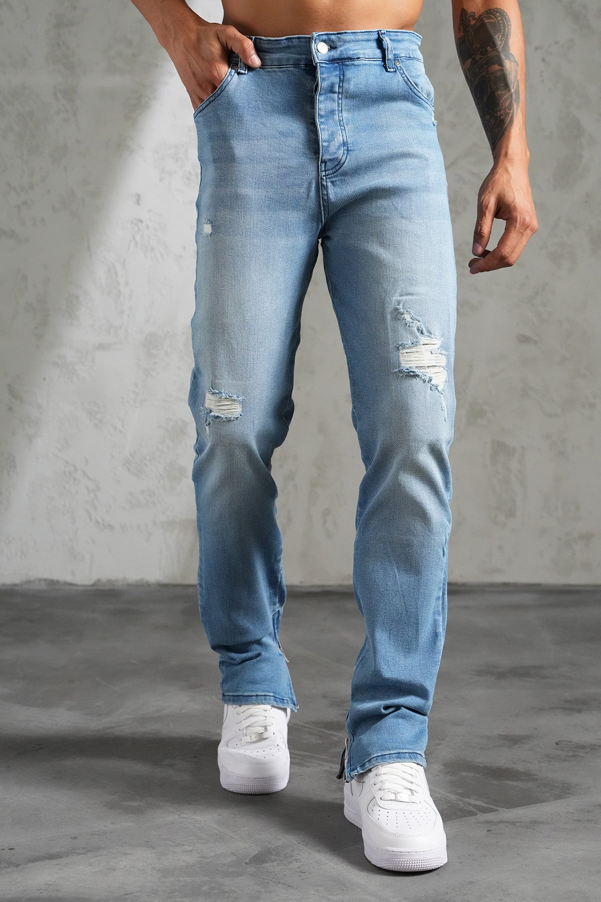 JEAN ZIPPED F0010