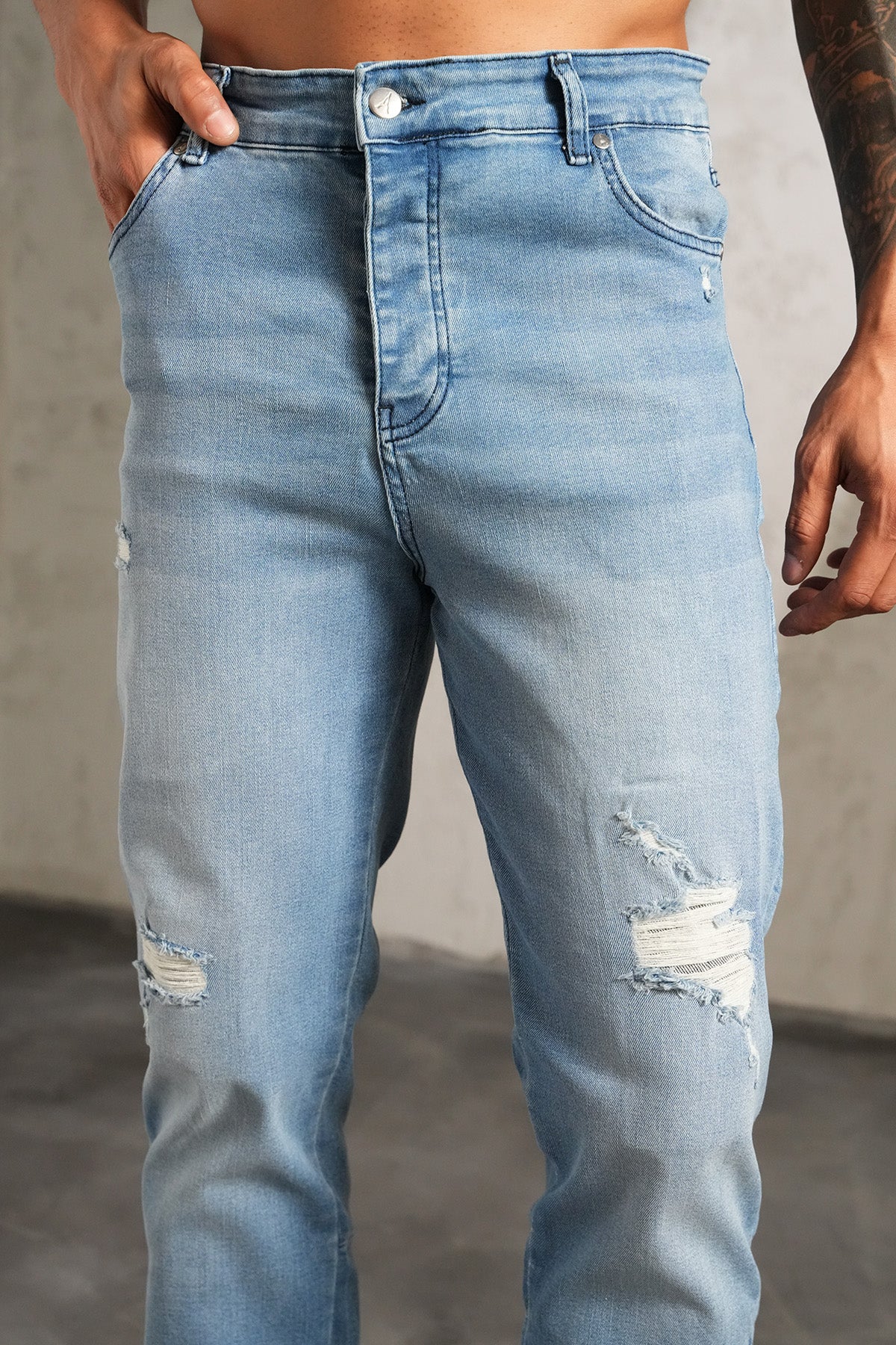 JEAN ZIPPED F0010
