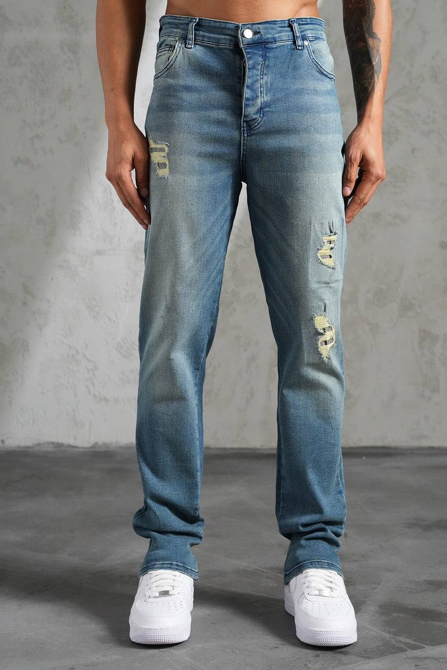 JEAN ZIPPED F009