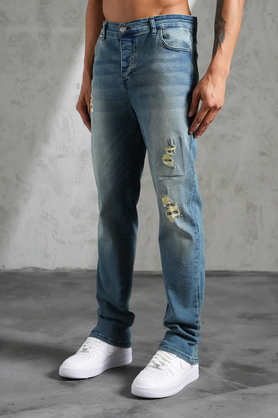 JEAN ZIPPED F009