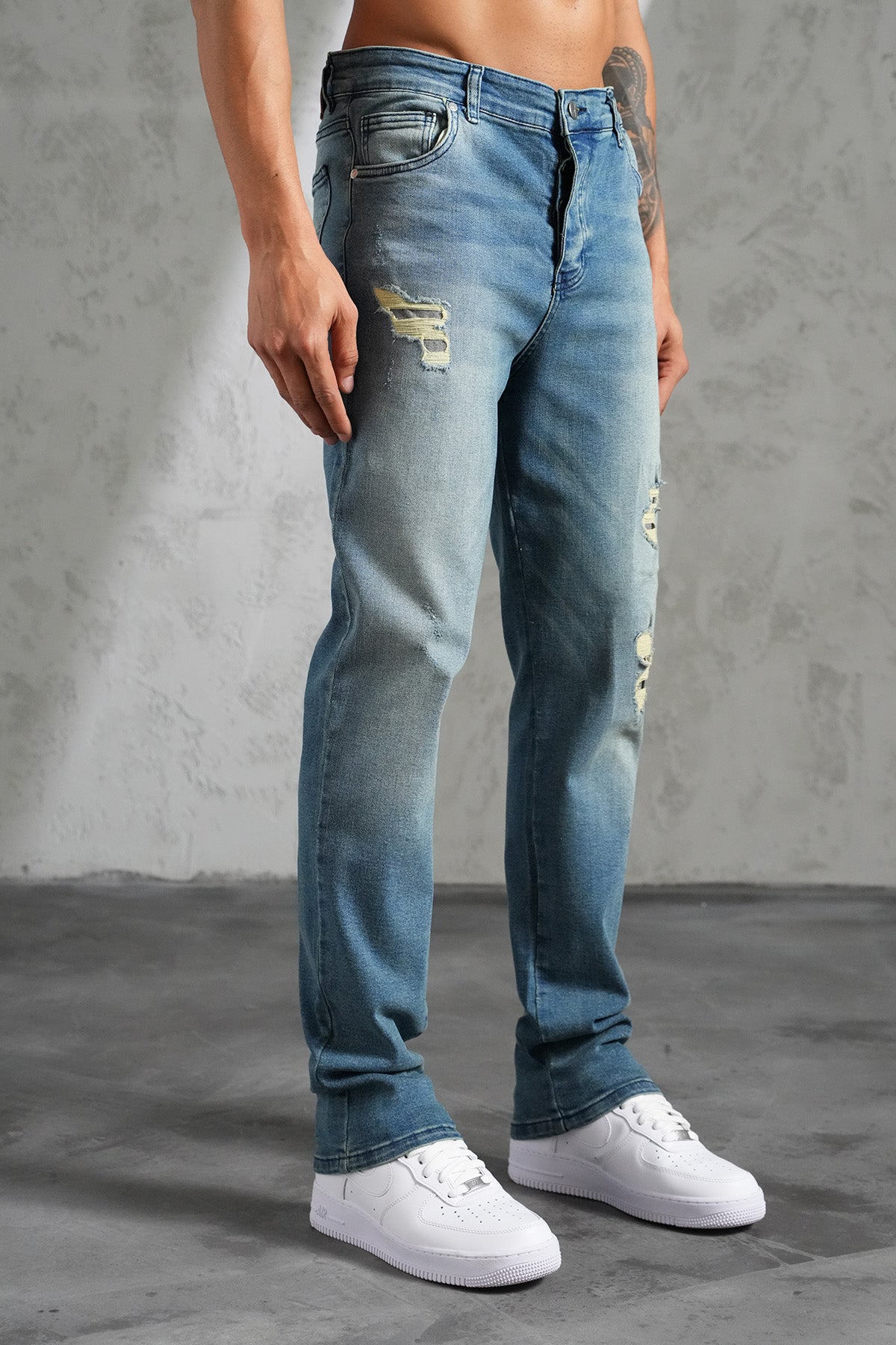 JEAN ZIPPED F009
