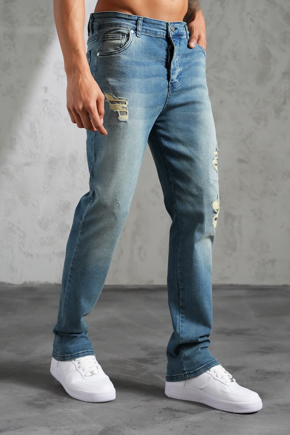 JEAN ZIPPED F009