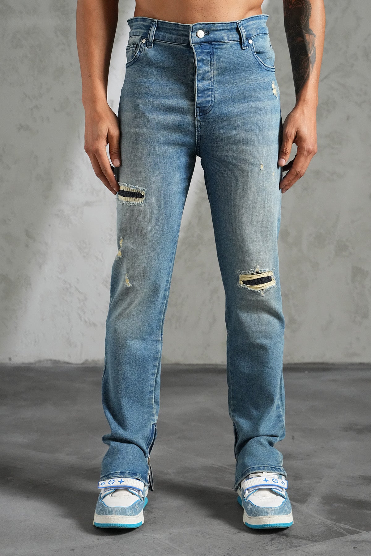 JEAN ZIPPED F008