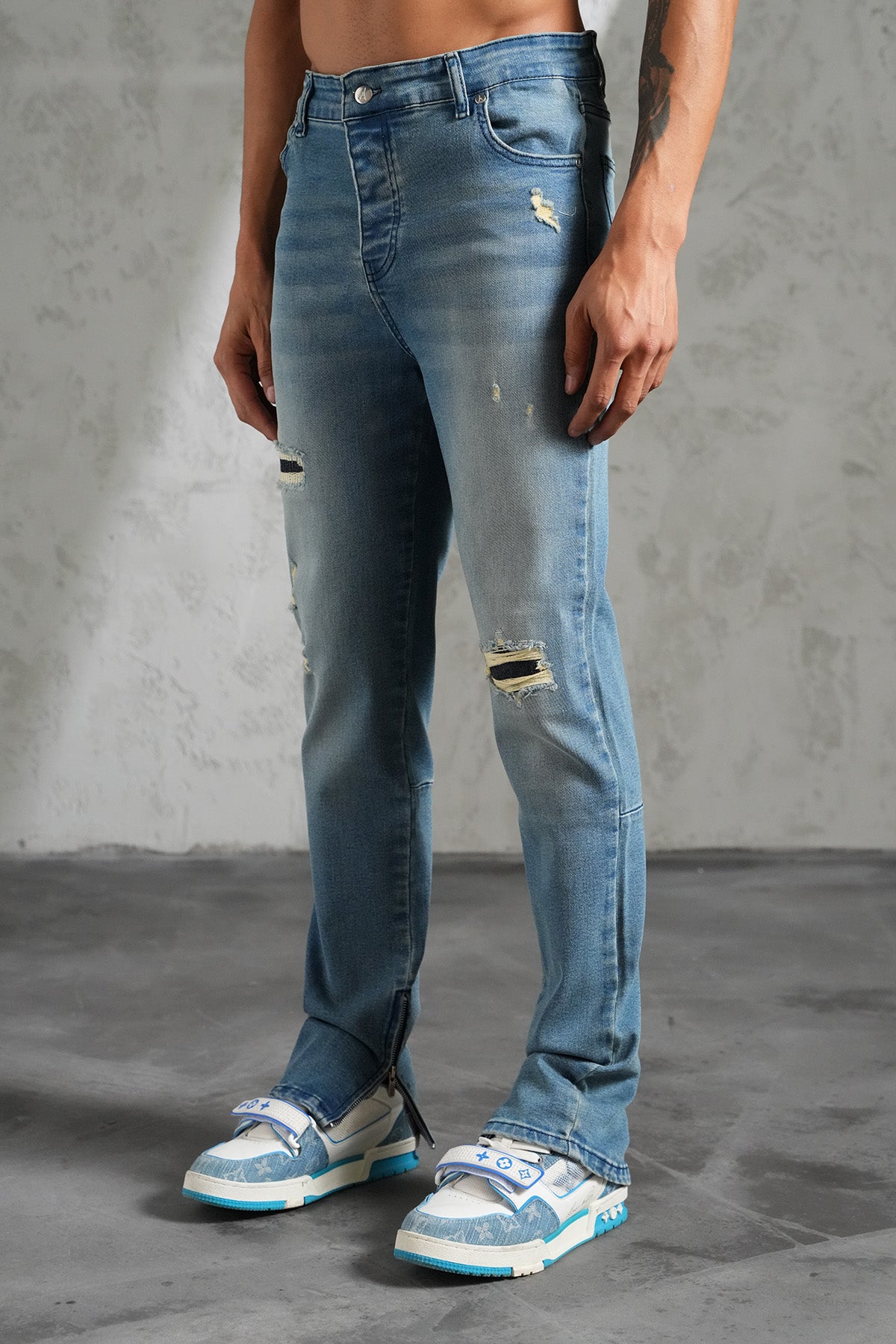 JEAN ZIPPED F008