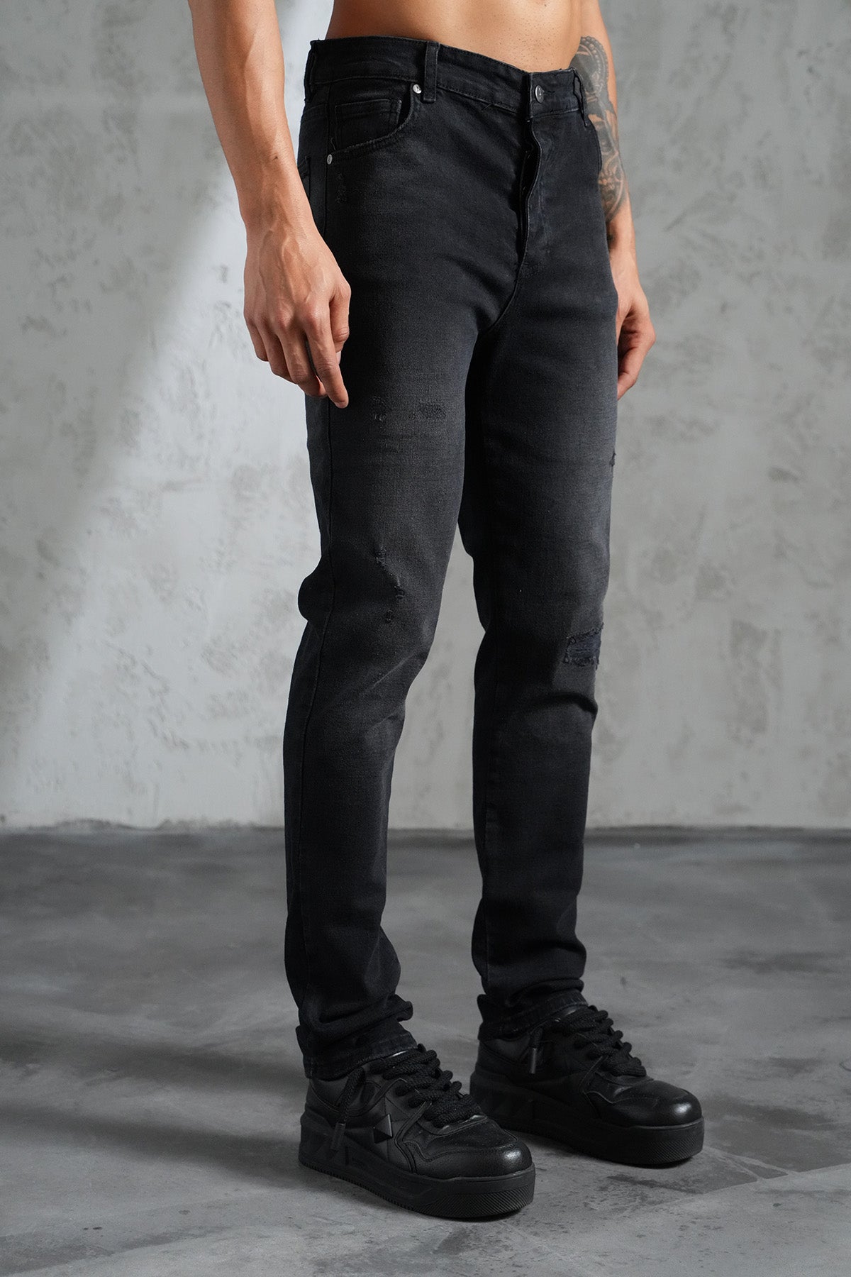 JEAN ZIPPED F002