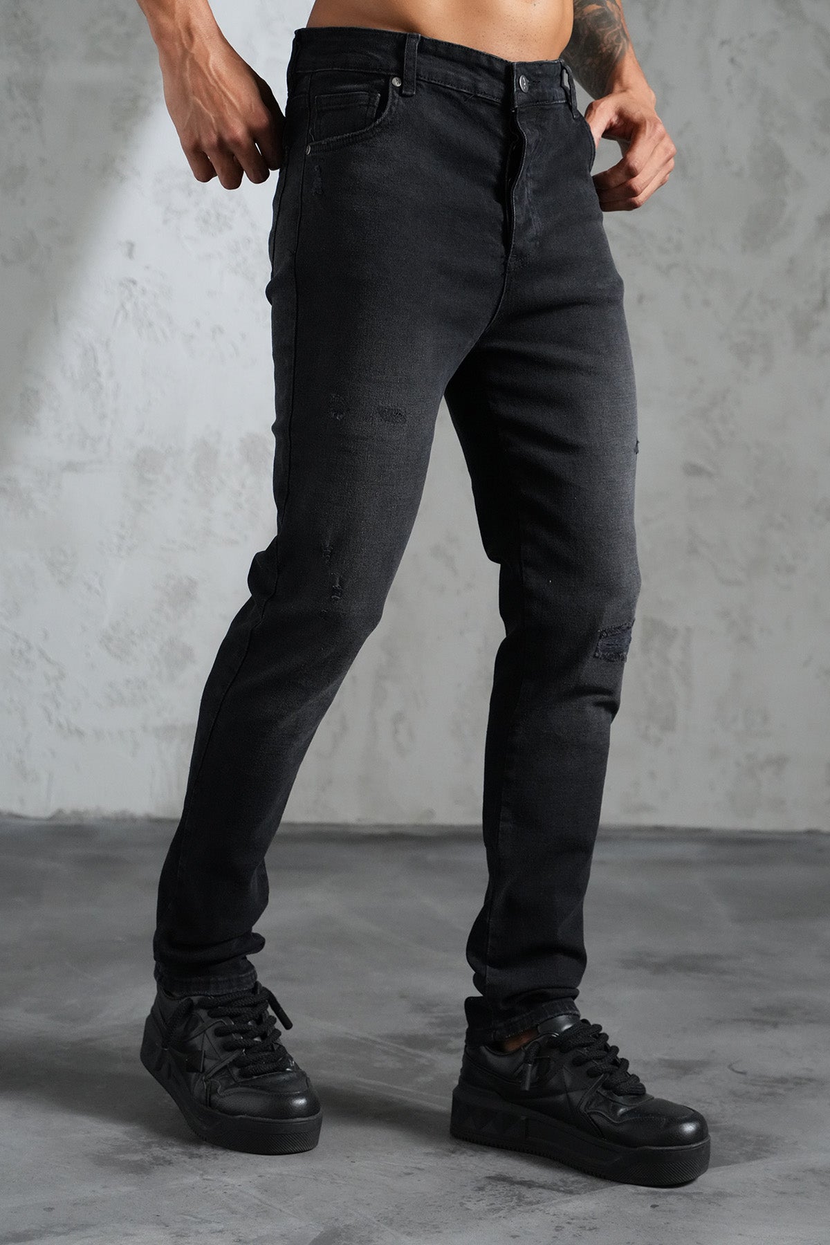JEAN ZIPPED F002