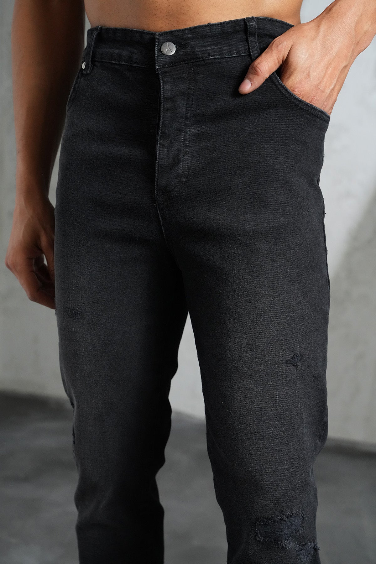 JEAN ZIPPED F002