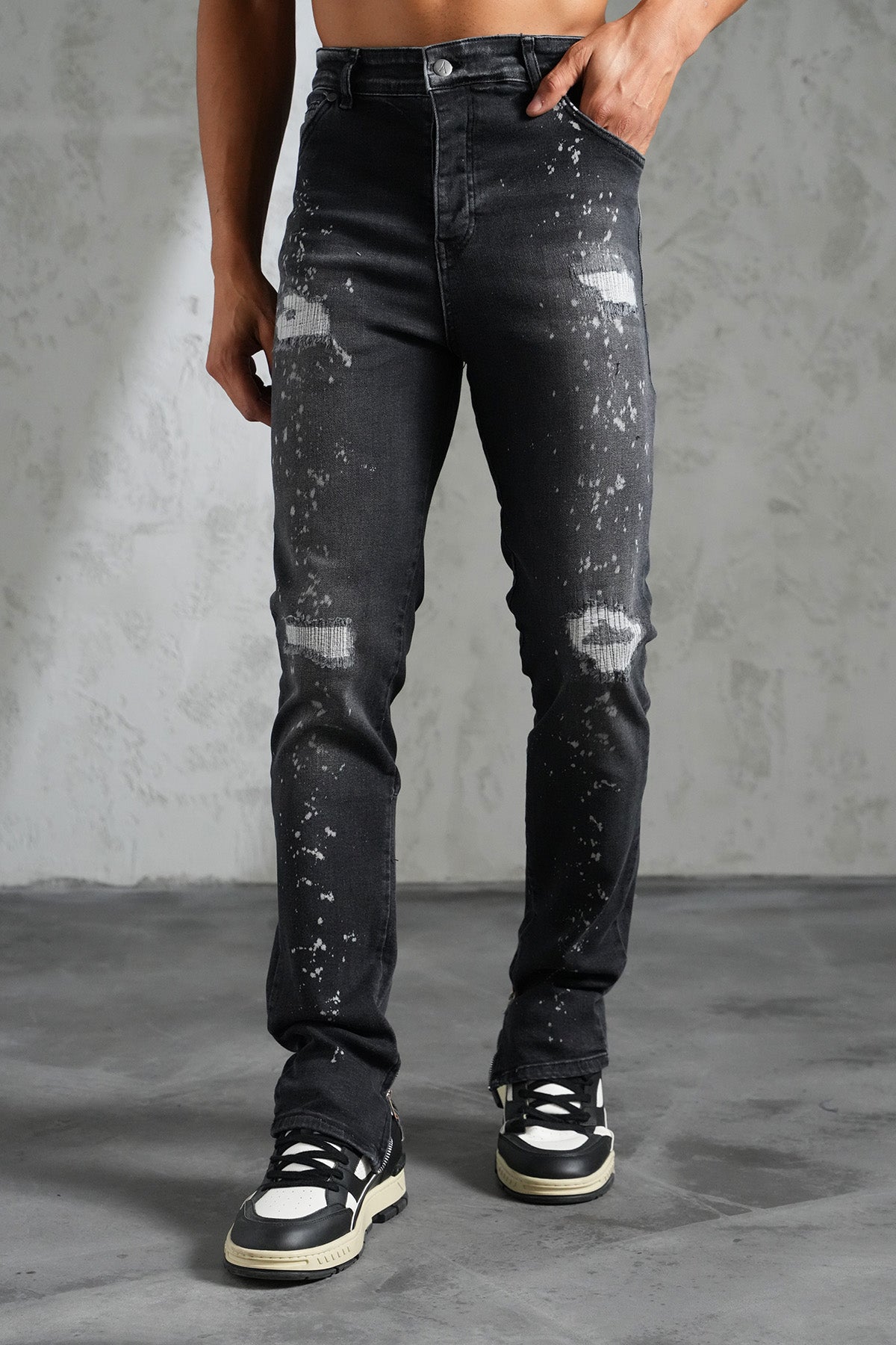 JEAN ZIPPED FIT F004