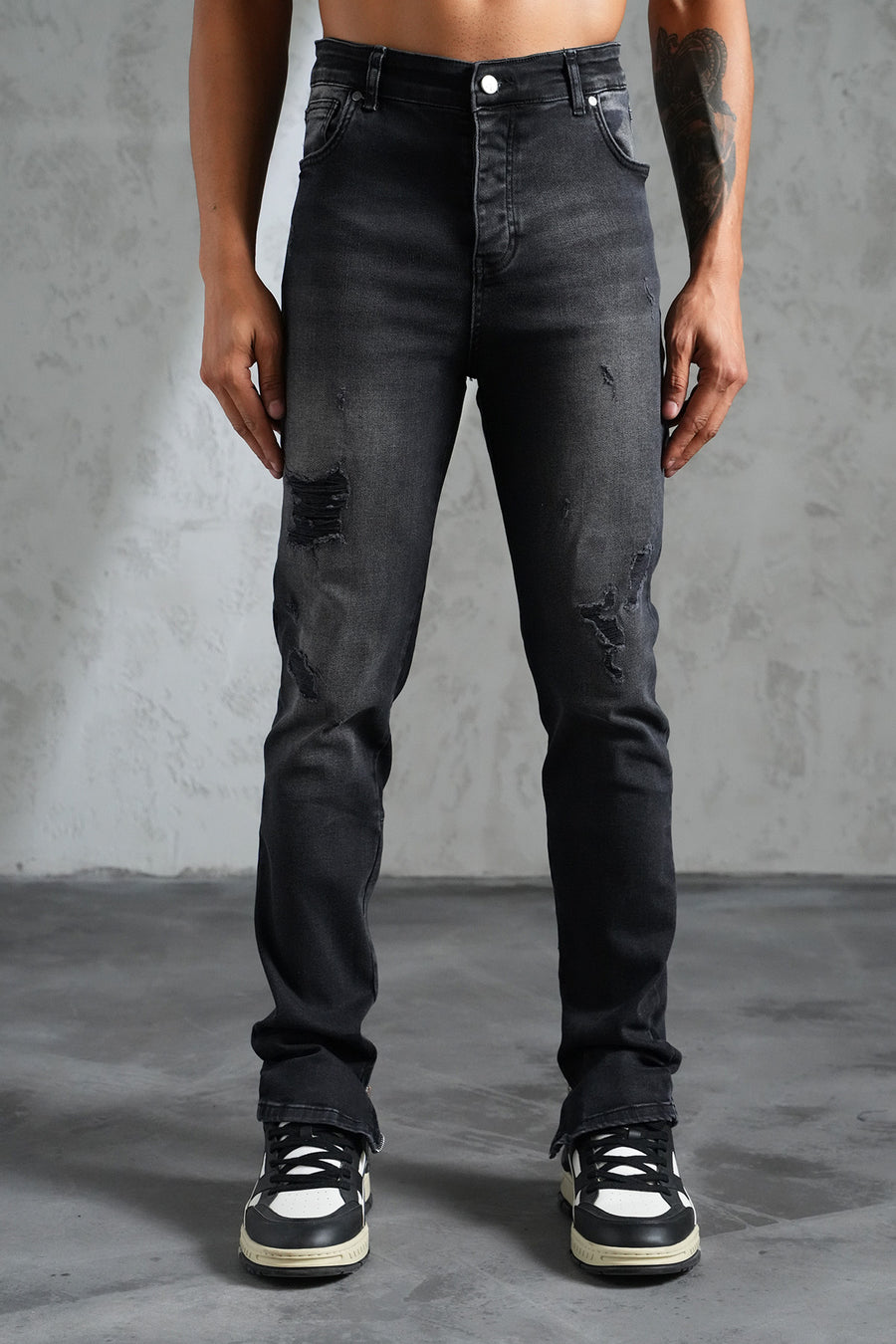 JEAN ZIPPED FIT F005