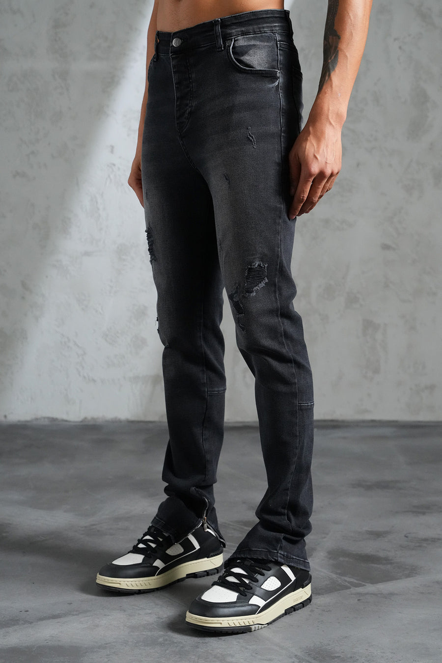 JEAN ZIPPED FIT F005