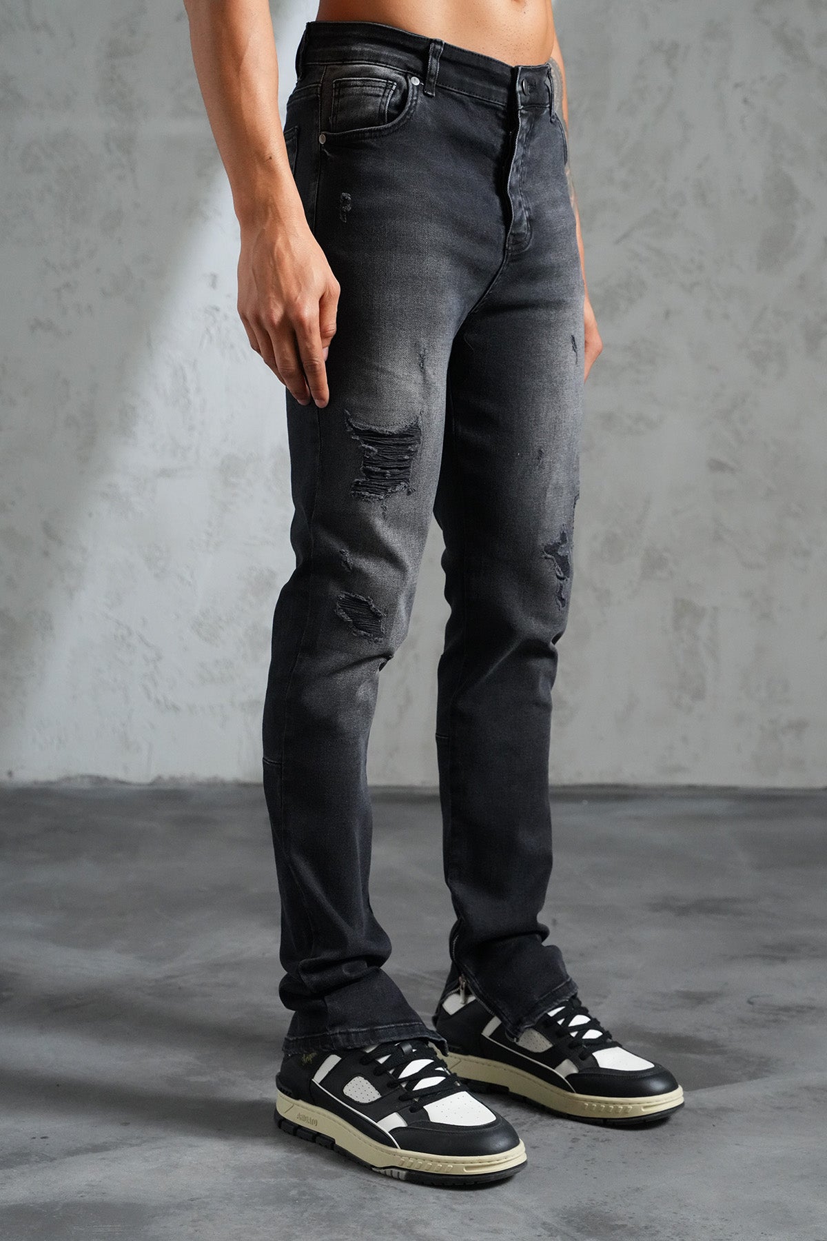 JEAN ZIPPED FIT F005