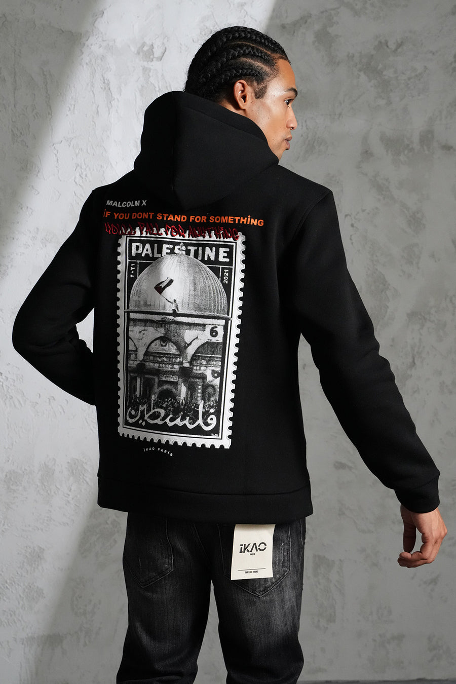 BEDRUCKTER KAPUZENPULLOVER LL110016