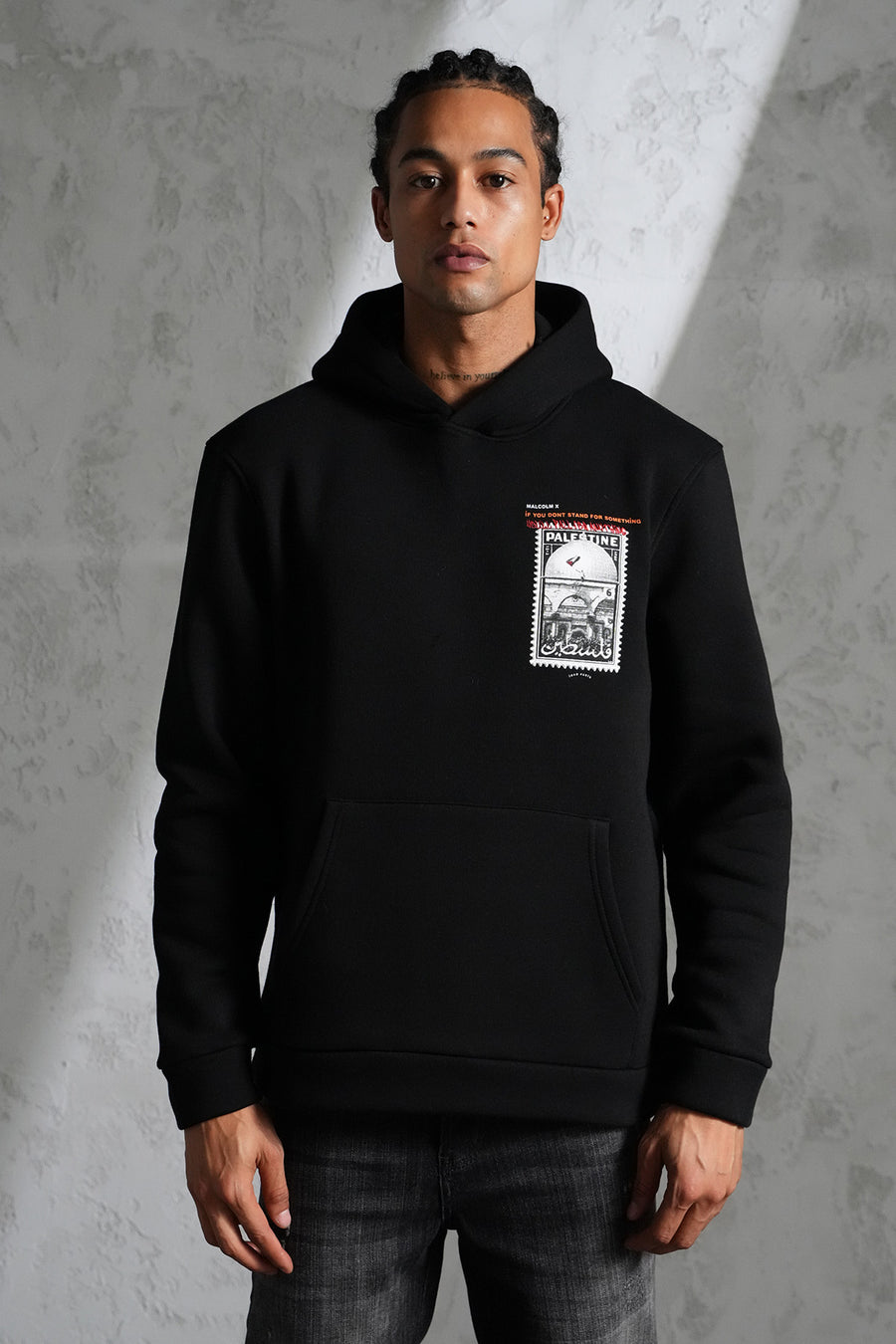 BEDRUCKTER KAPUZENPULLOVER LL110016