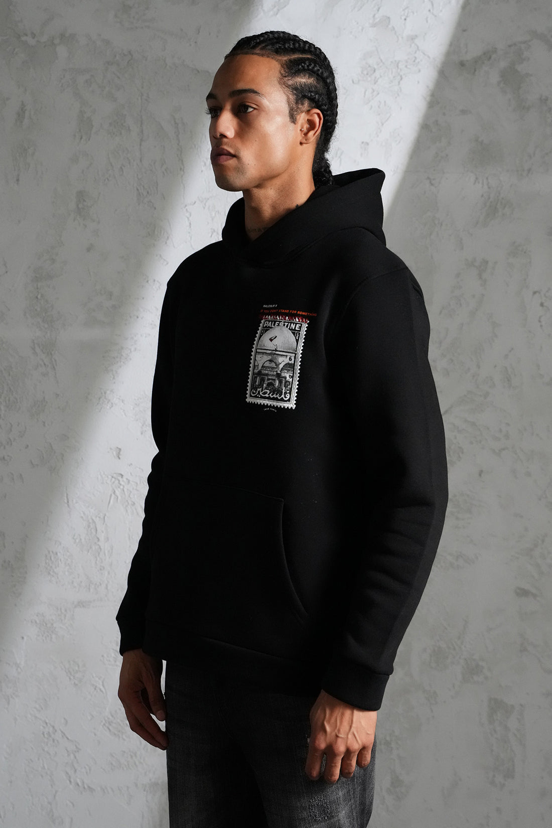 BEDRUCKTER KAPUZENPULLOVER LL110016