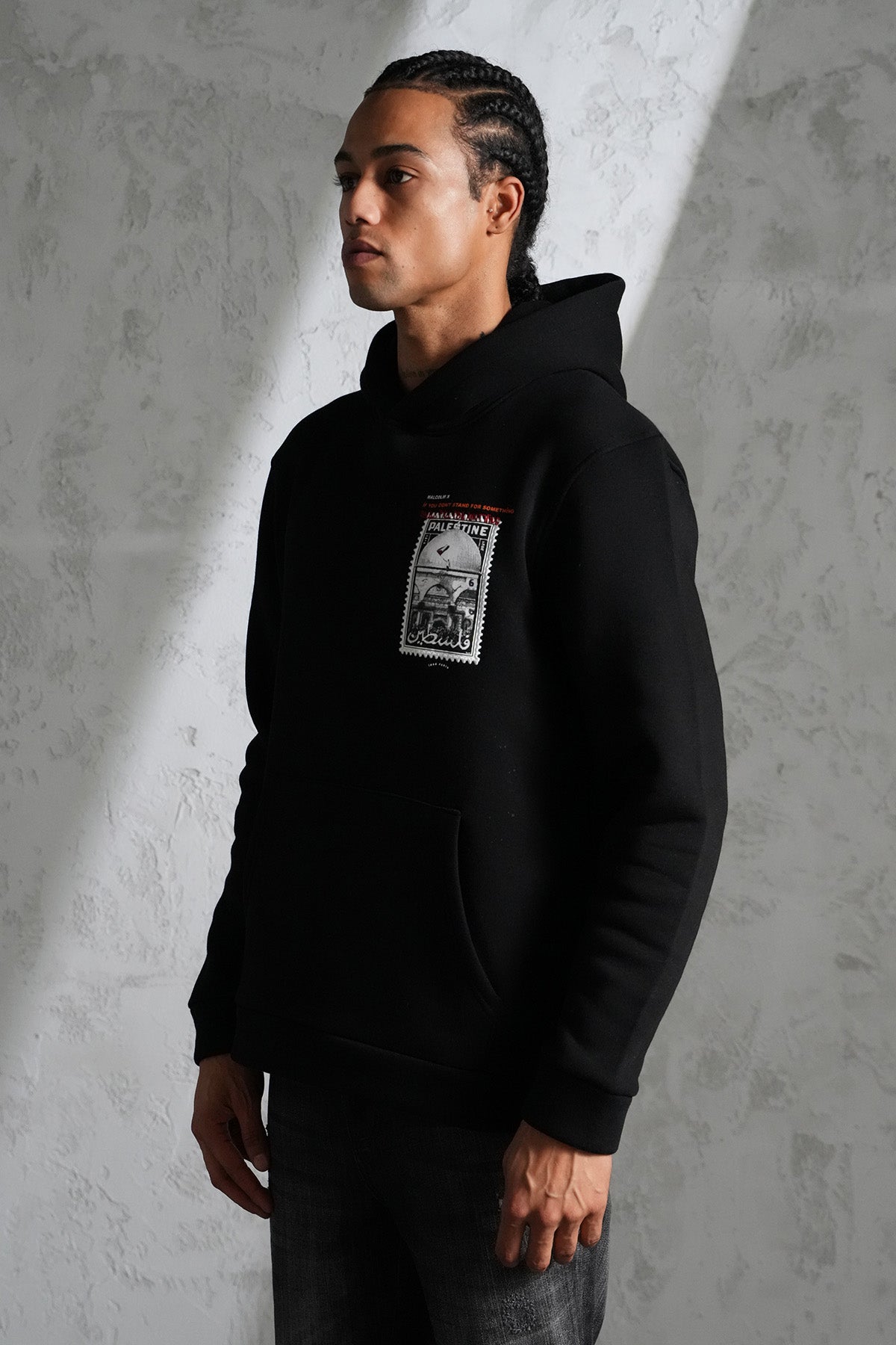 SWEAT À CAPUCHE IMPRIMÉ LL110016