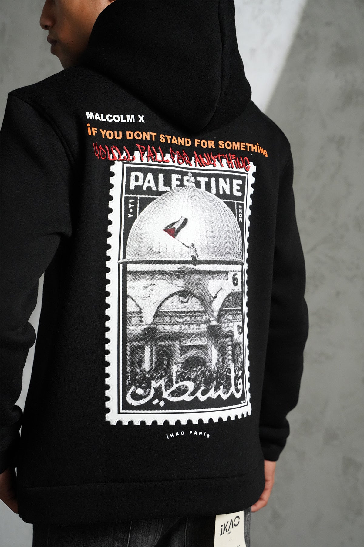 BEDRUCKTER KAPUZENPULLOVER LL110016