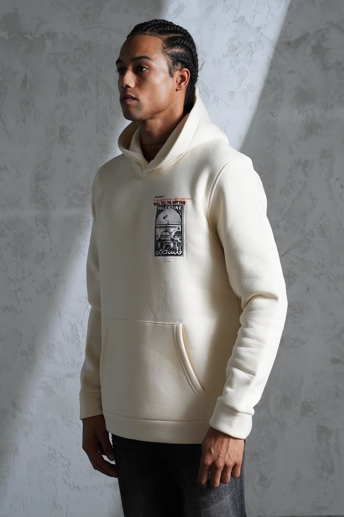 SWEAT À CAPUCHE IMPRIMÉ LL110016