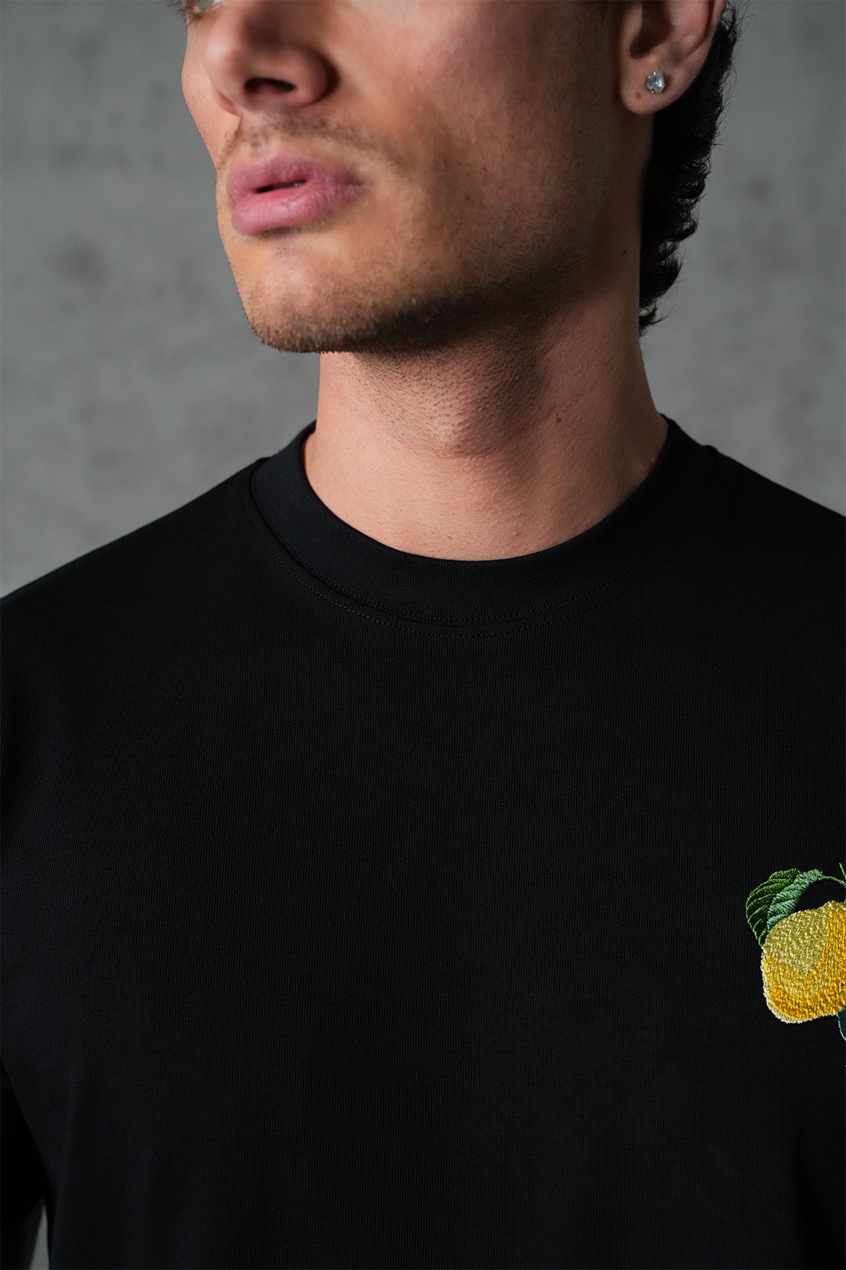 T-Shirt mit Zitronenprint - LL1100126
