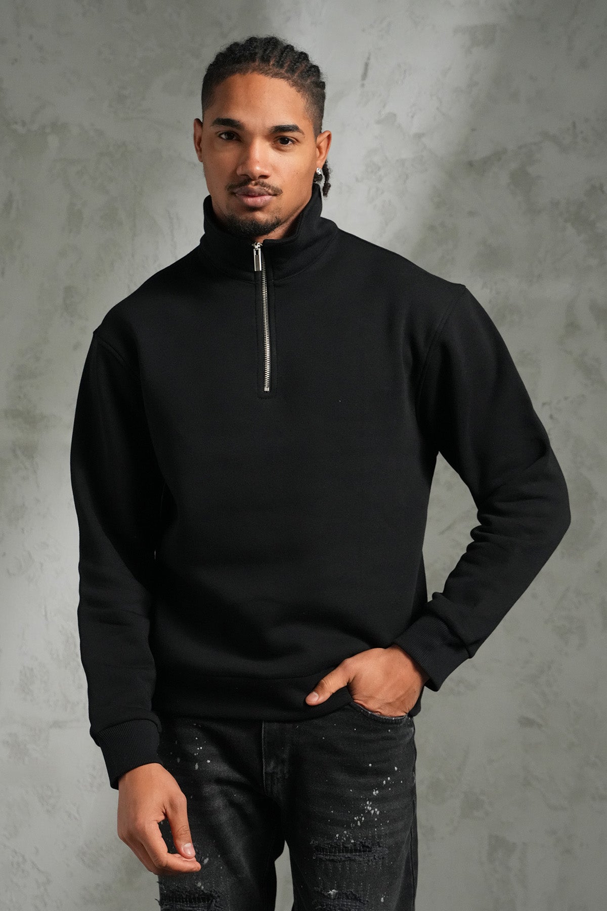 Sweat demi-zip LP2662