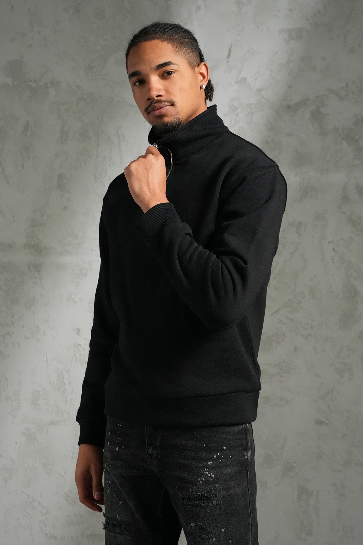 Sweat demi-zip LP2662