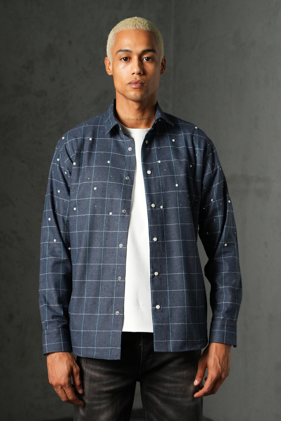 Chemise à quadrillage 27701