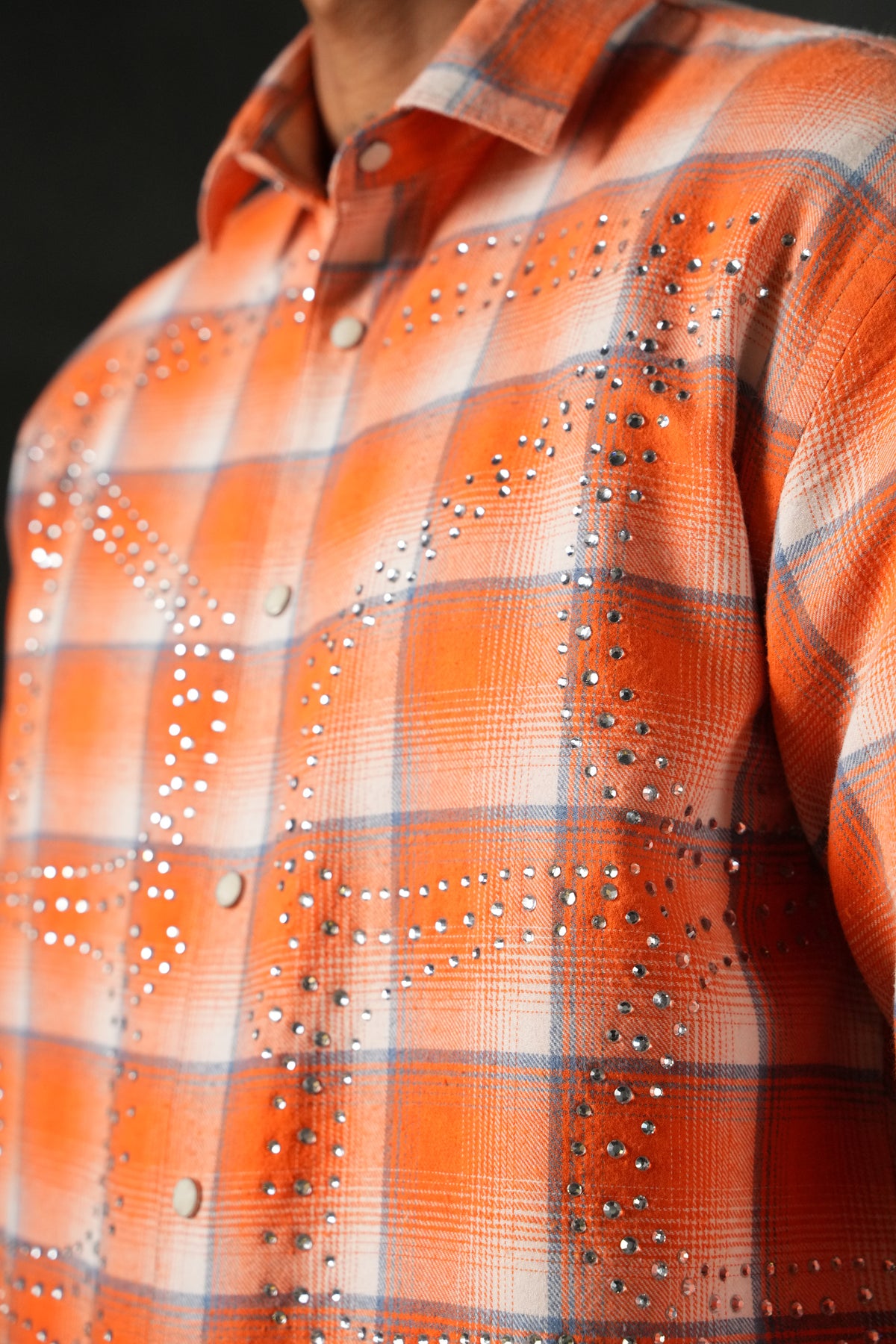 Chemise carreaux ornés 27706