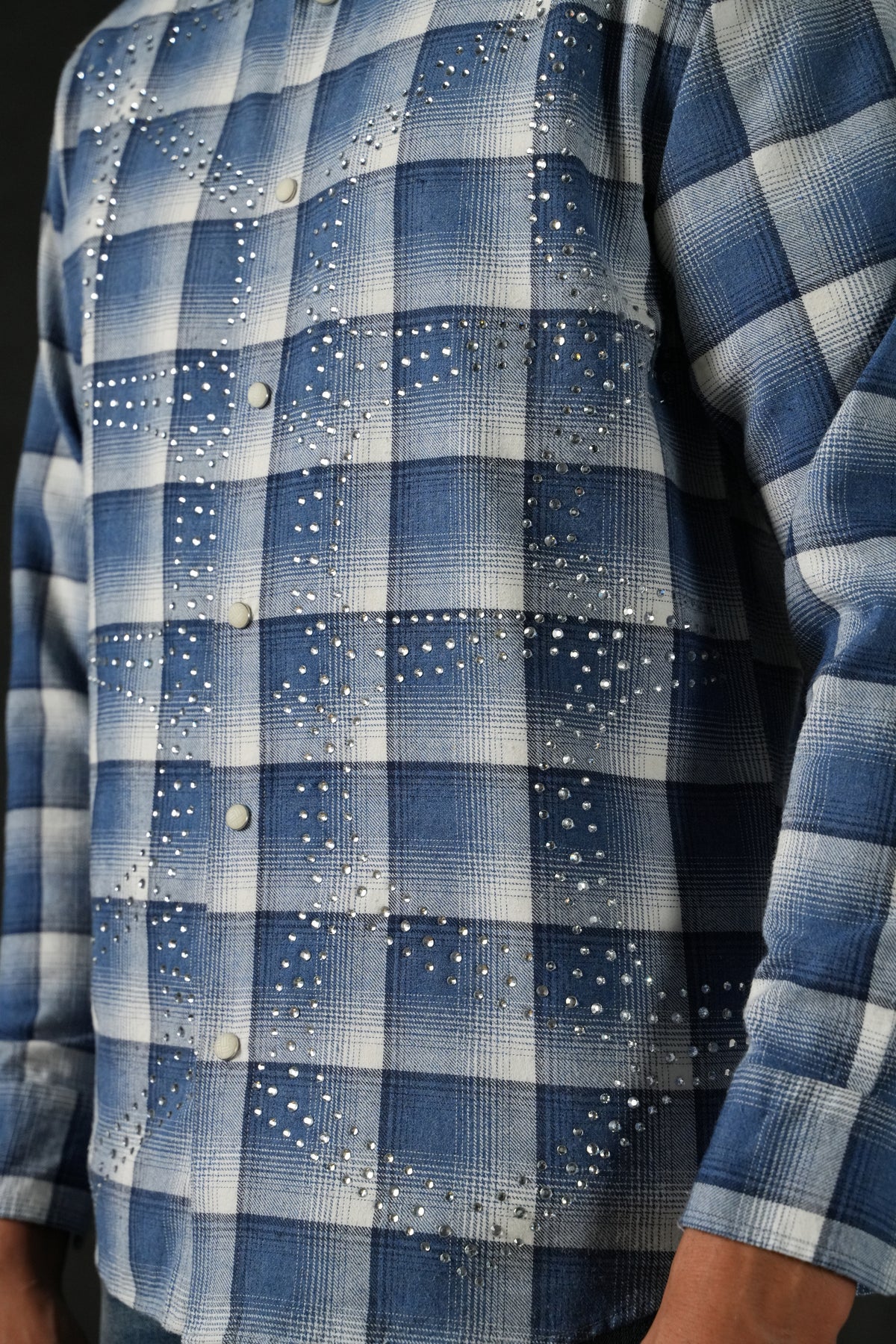 Chemise carreaux ornés 27706
